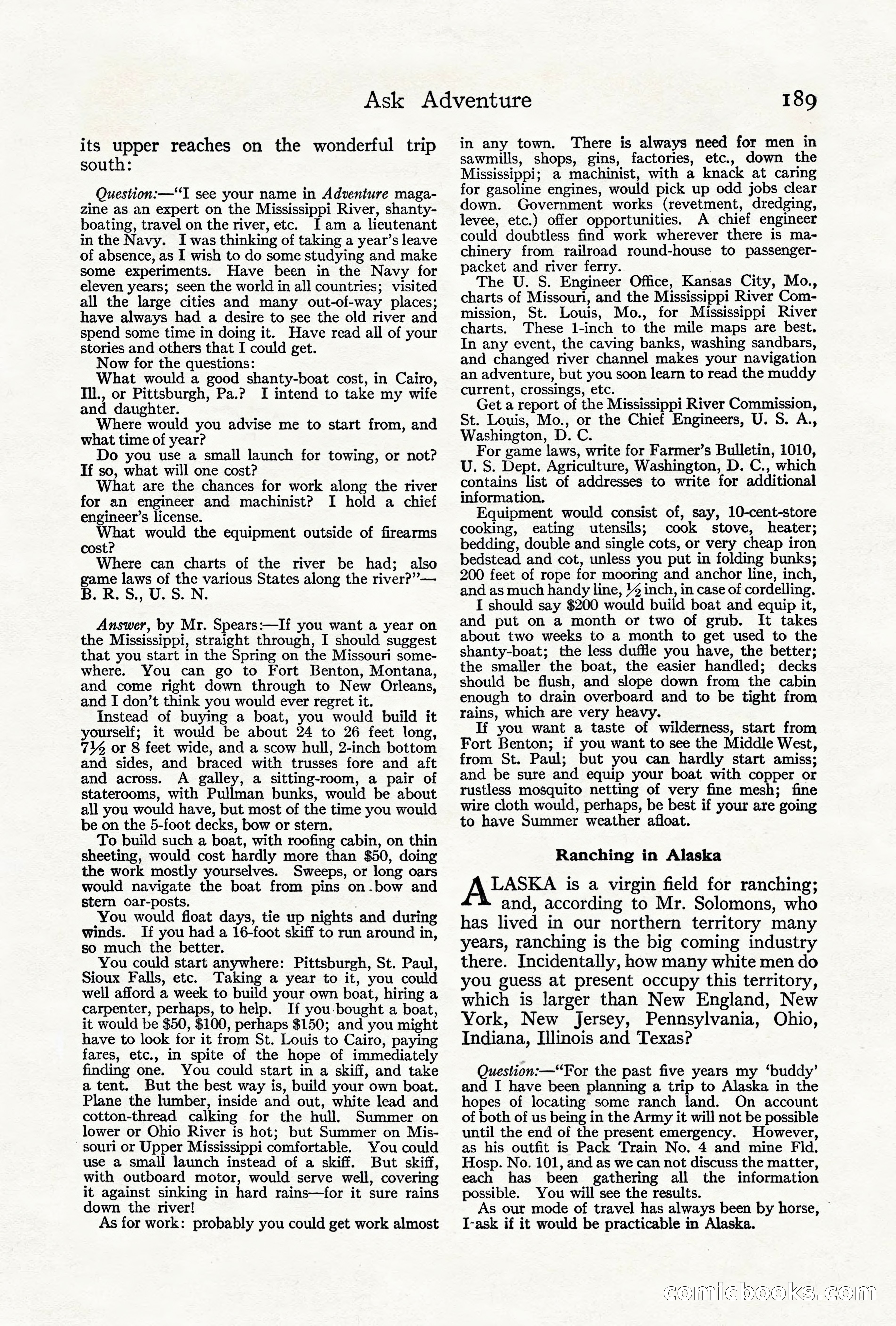 Adventure Magazine, June 3, 1919 — page 195 of 200