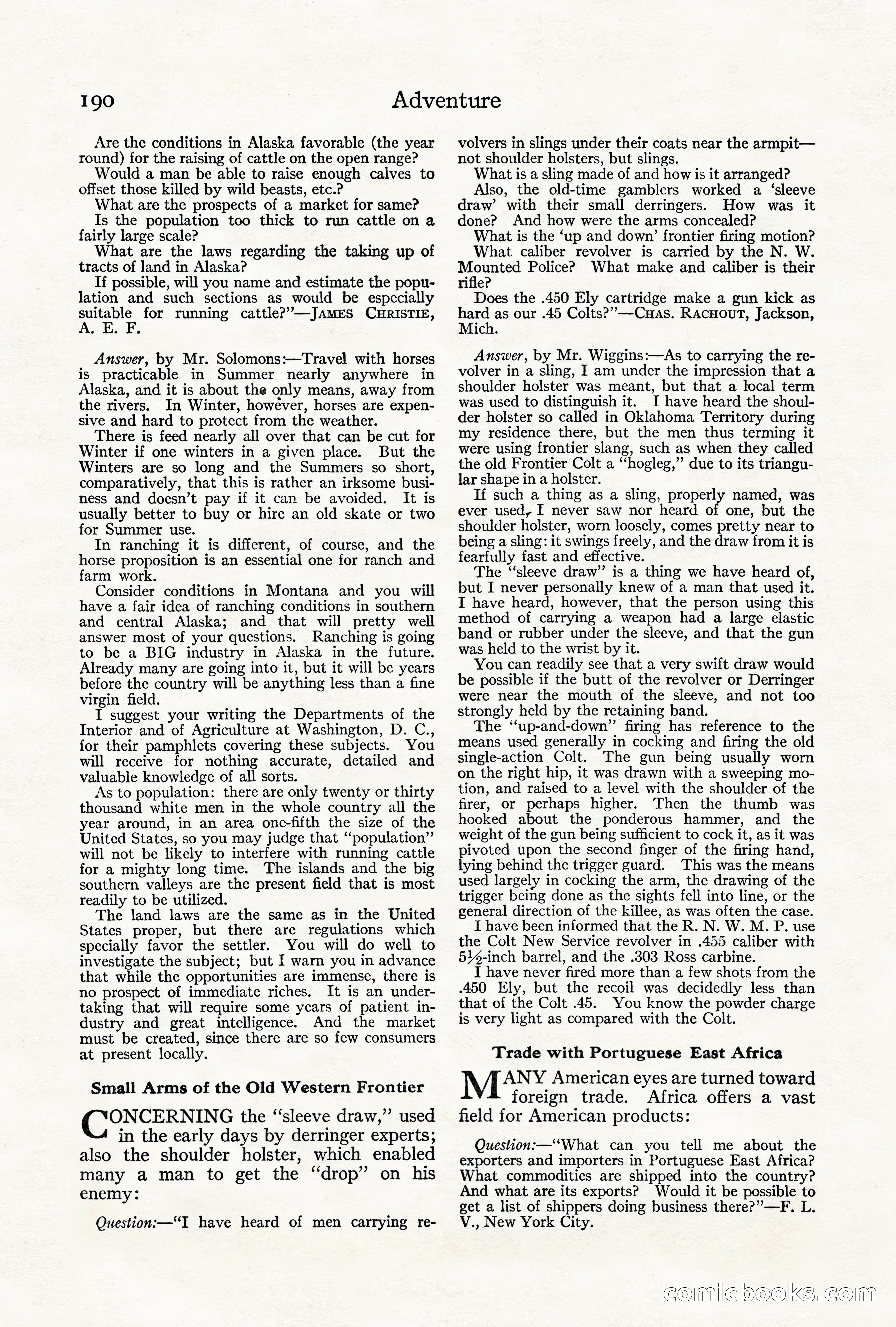 Adventure Magazine, June 3, 1919 — page 196 of 200