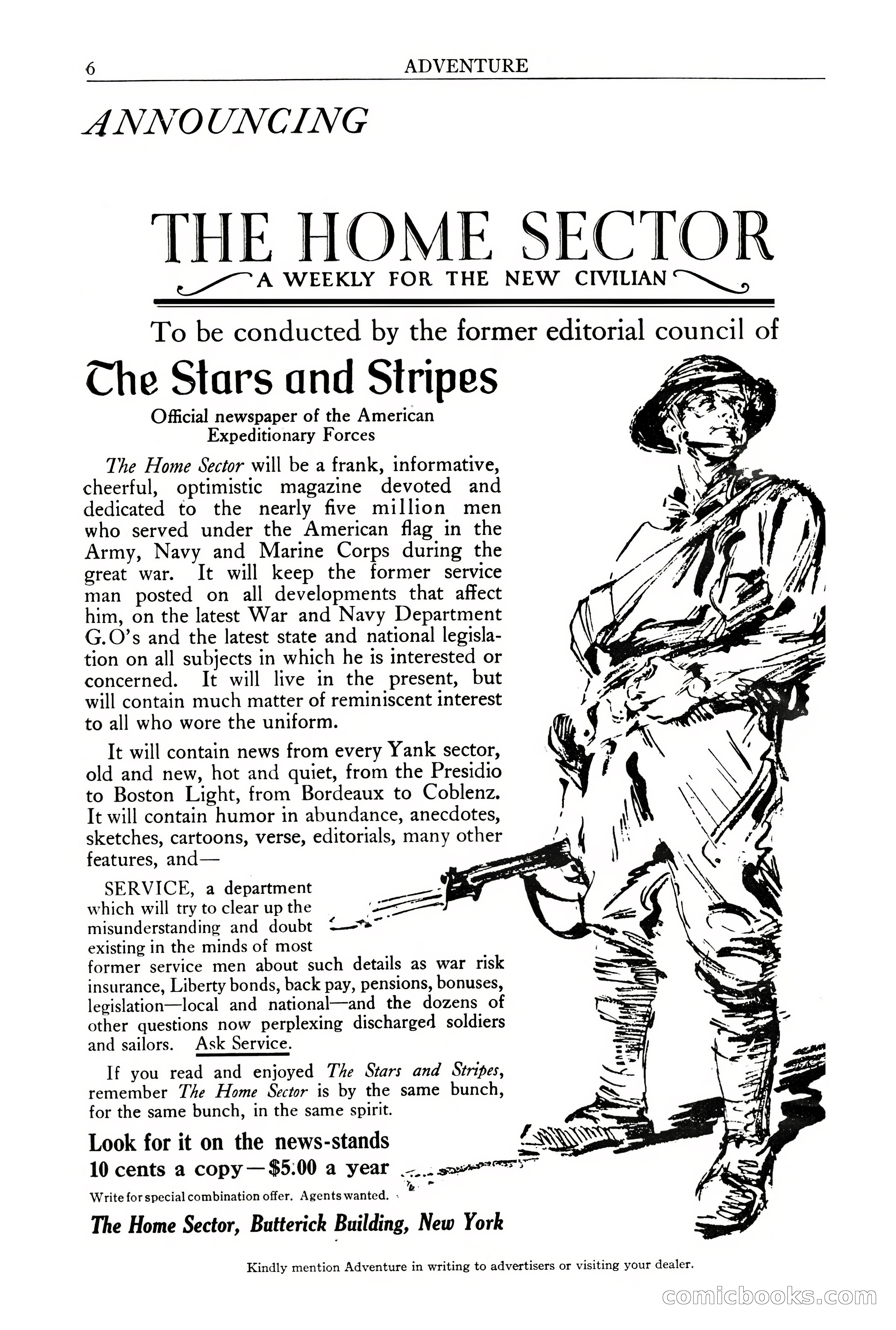 Adventure Magazine, October 3, 1919 — page 8 of 206
