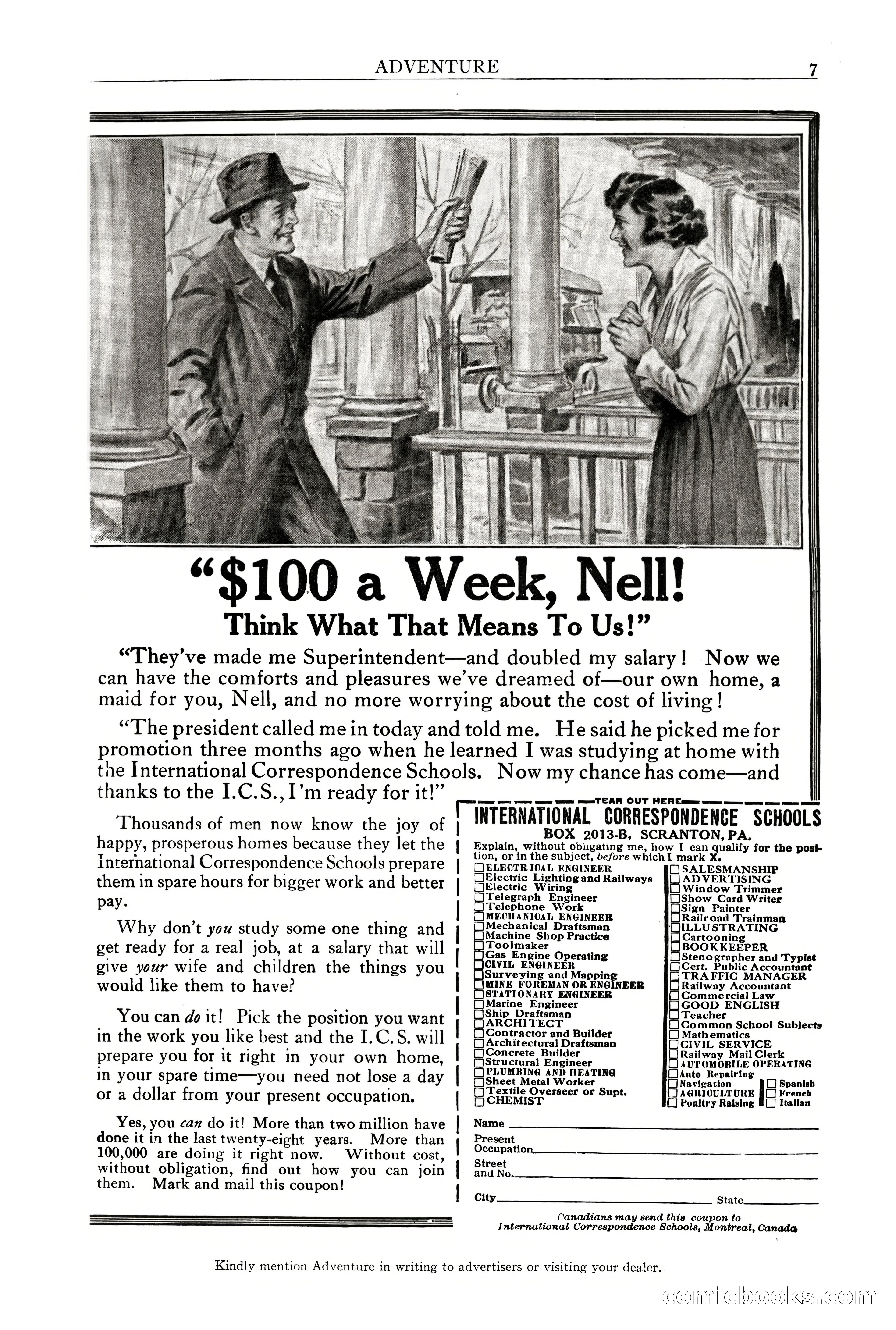 Adventure Magazine, October 3, 1919 — page 9 of 206