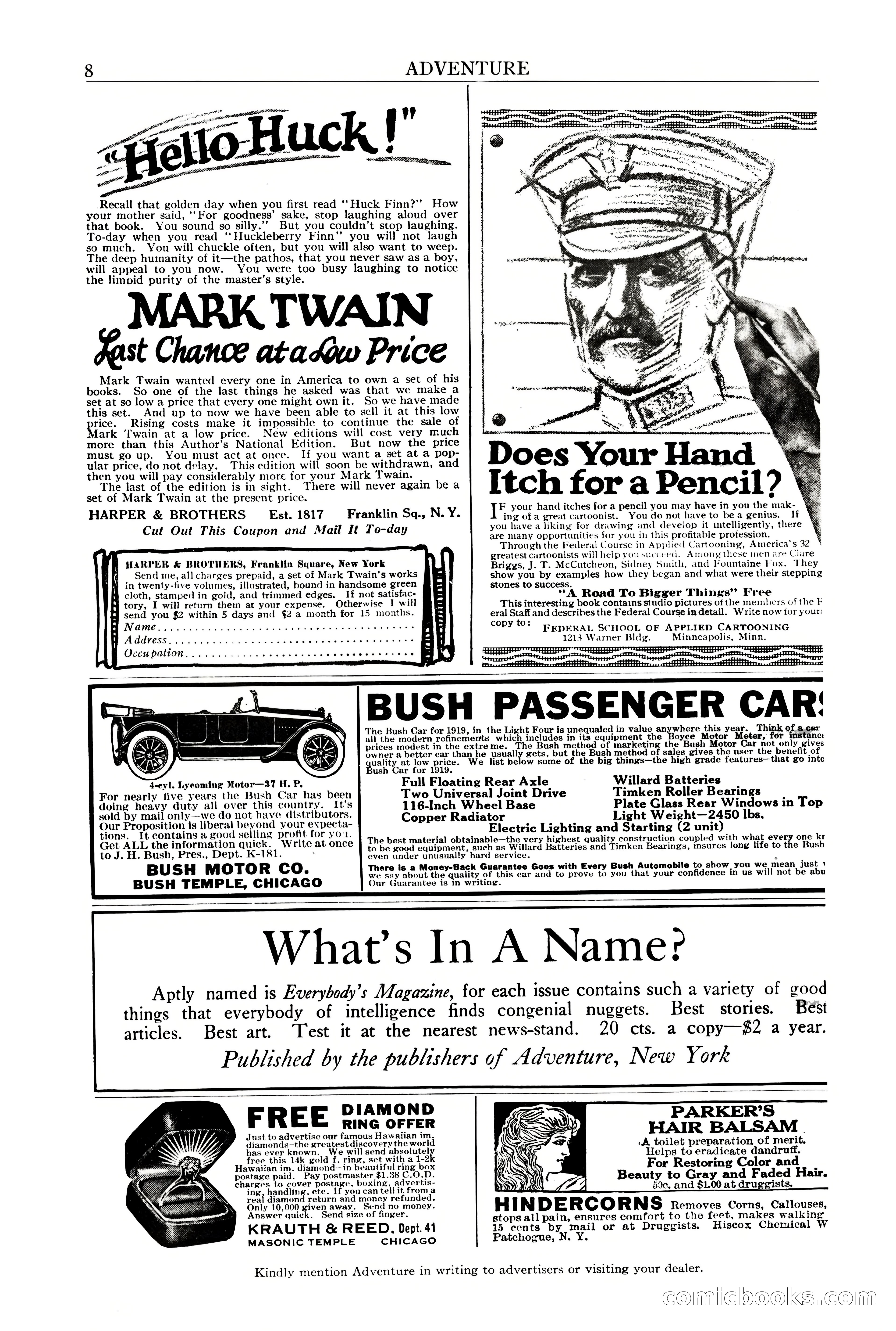 Adventure Magazine, October 3, 1919 — page 10 of 206