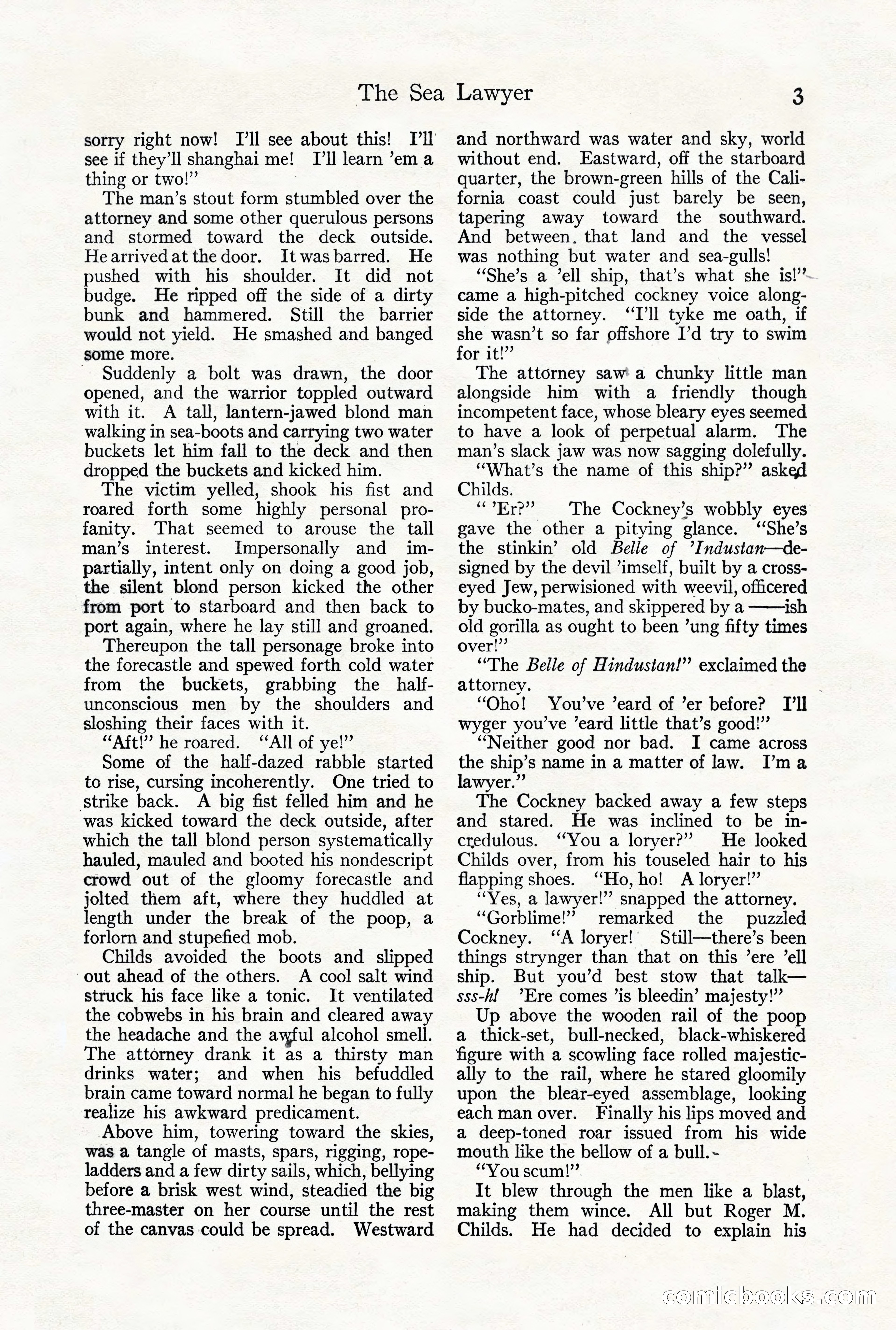 Adventure Magazine, October 3, 1919 — page 17 of 206