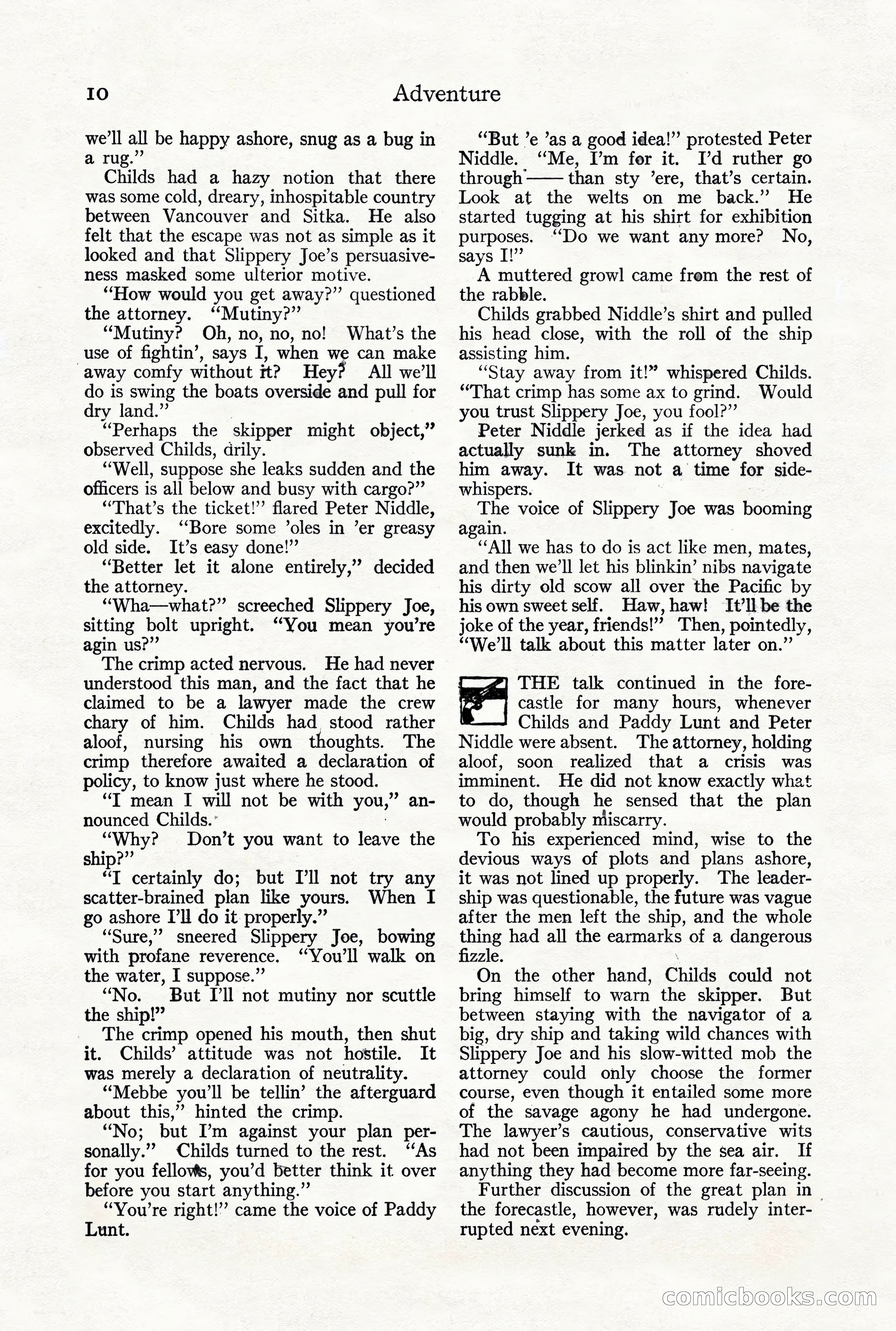Adventure Magazine, October 3, 1919 — page 24 of 206