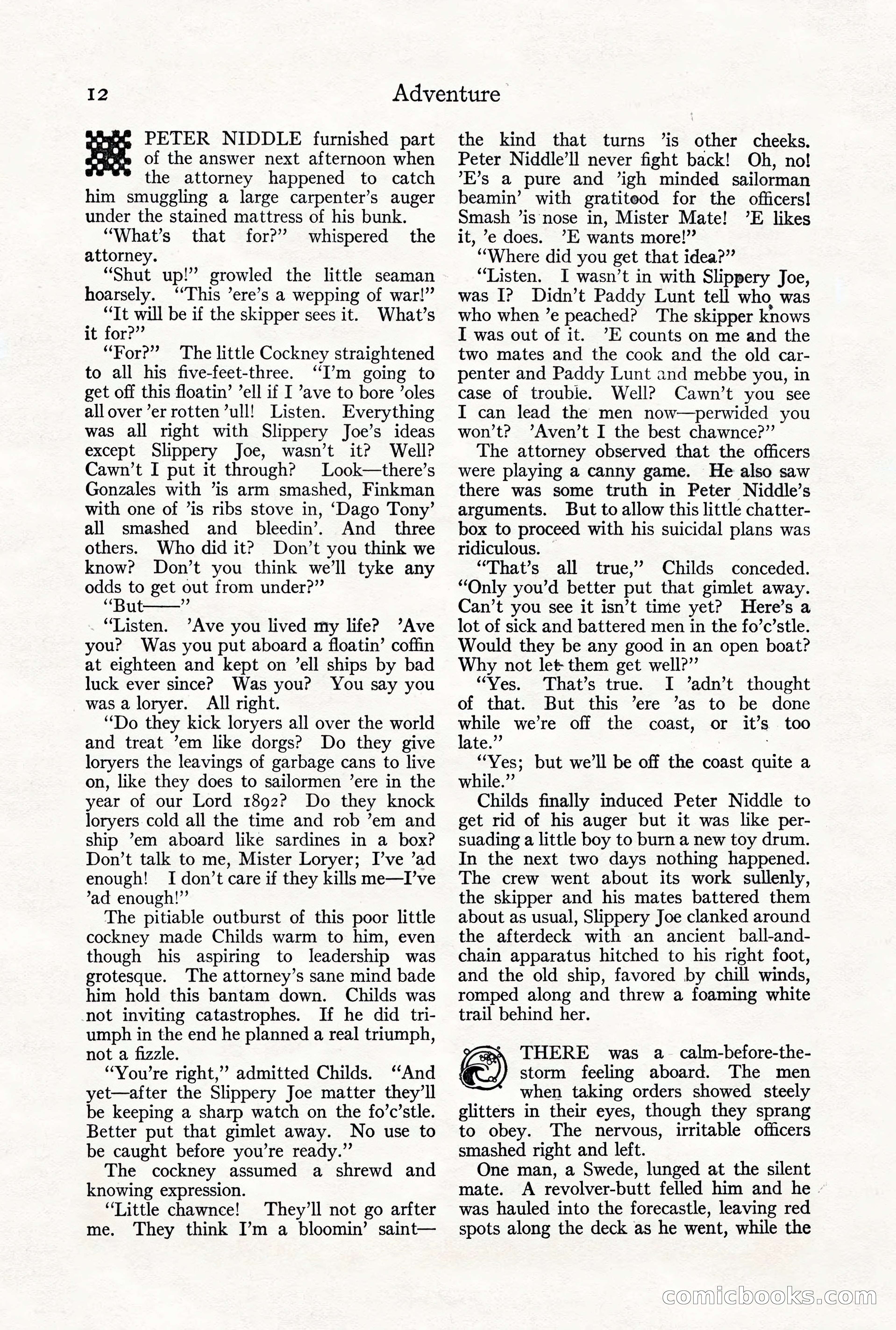 Adventure Magazine, October 3, 1919 — page 26 of 206