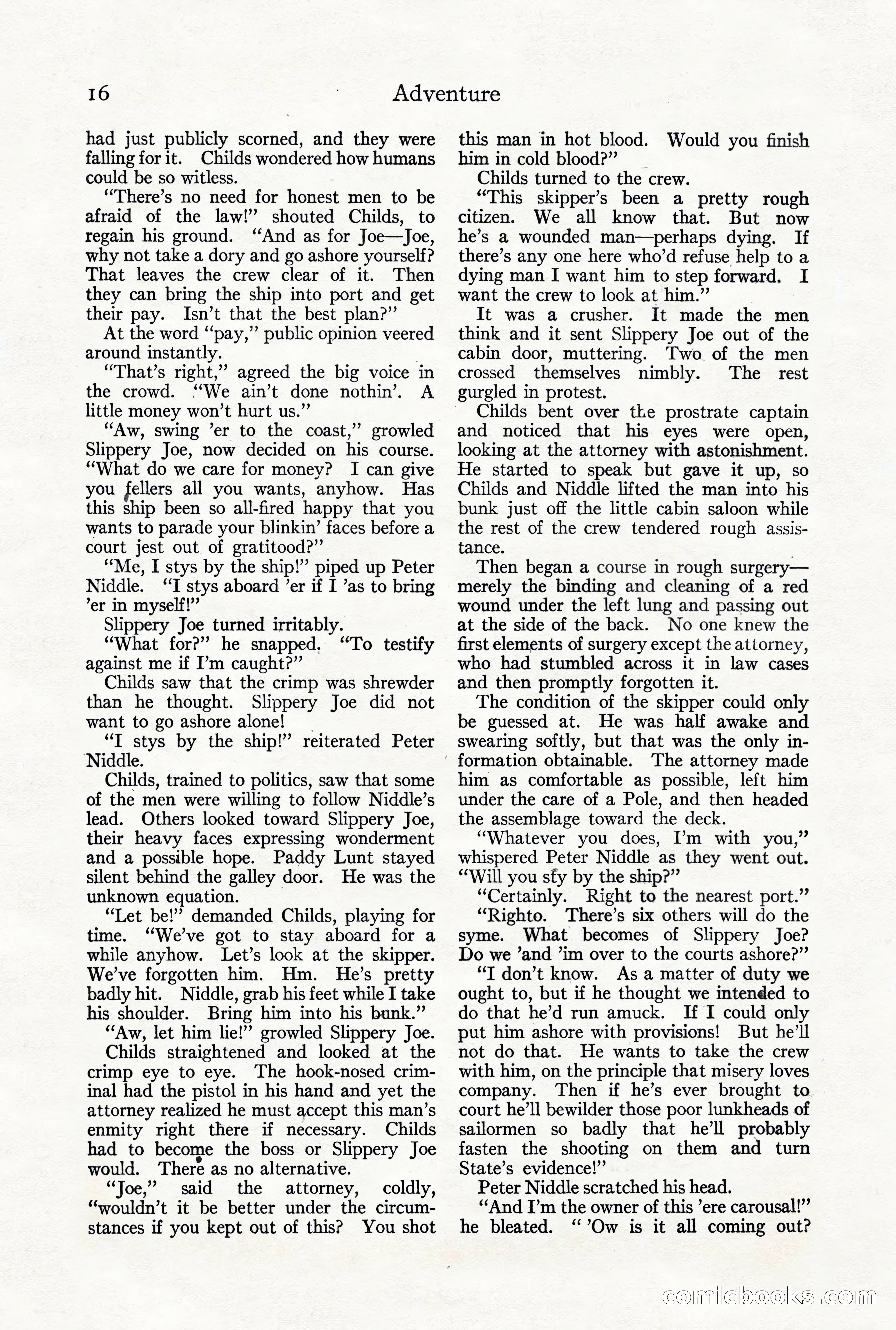 Adventure Magazine, October 3, 1919 — page 30 of 206