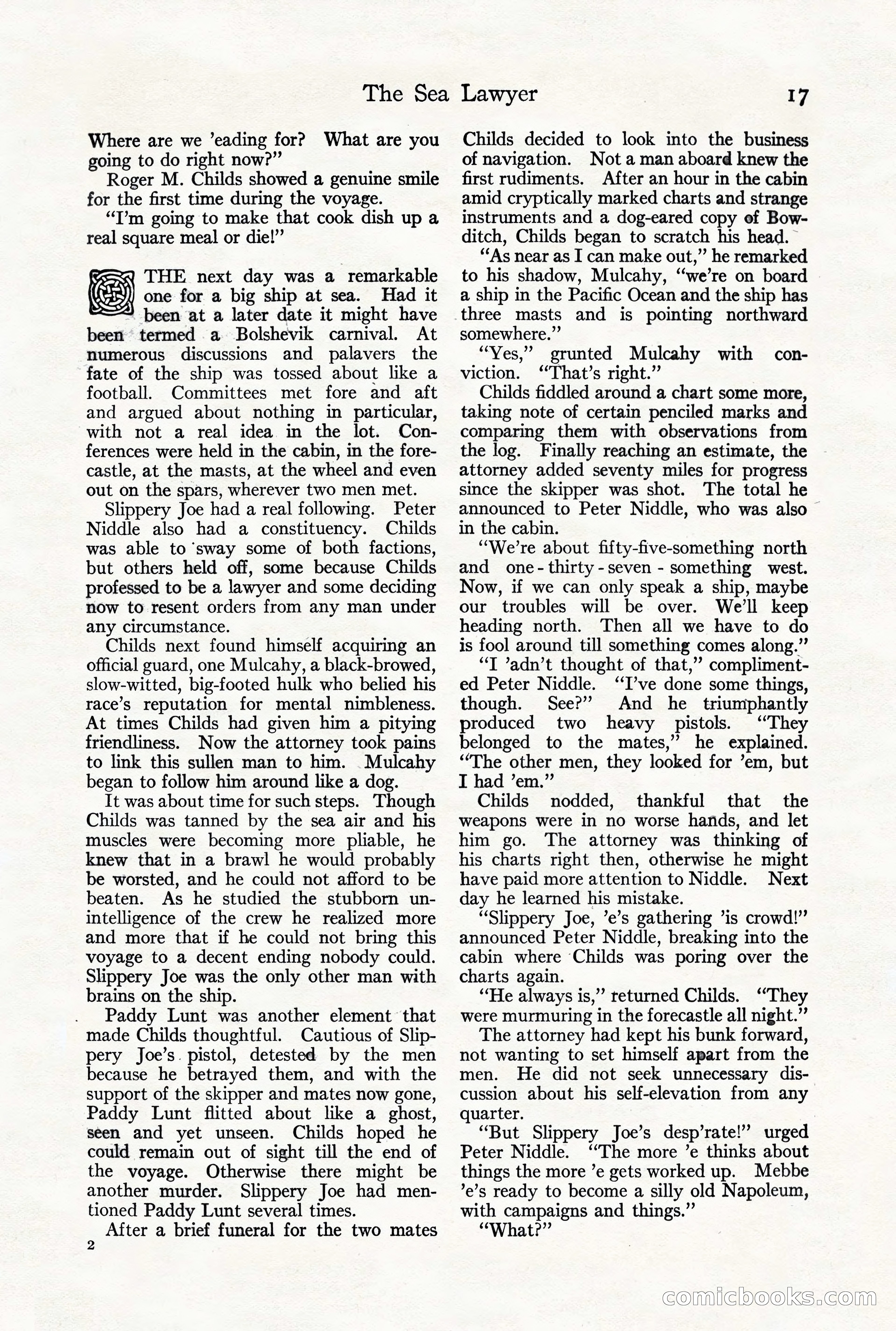 Adventure Magazine, October 3, 1919 — page 31 of 206