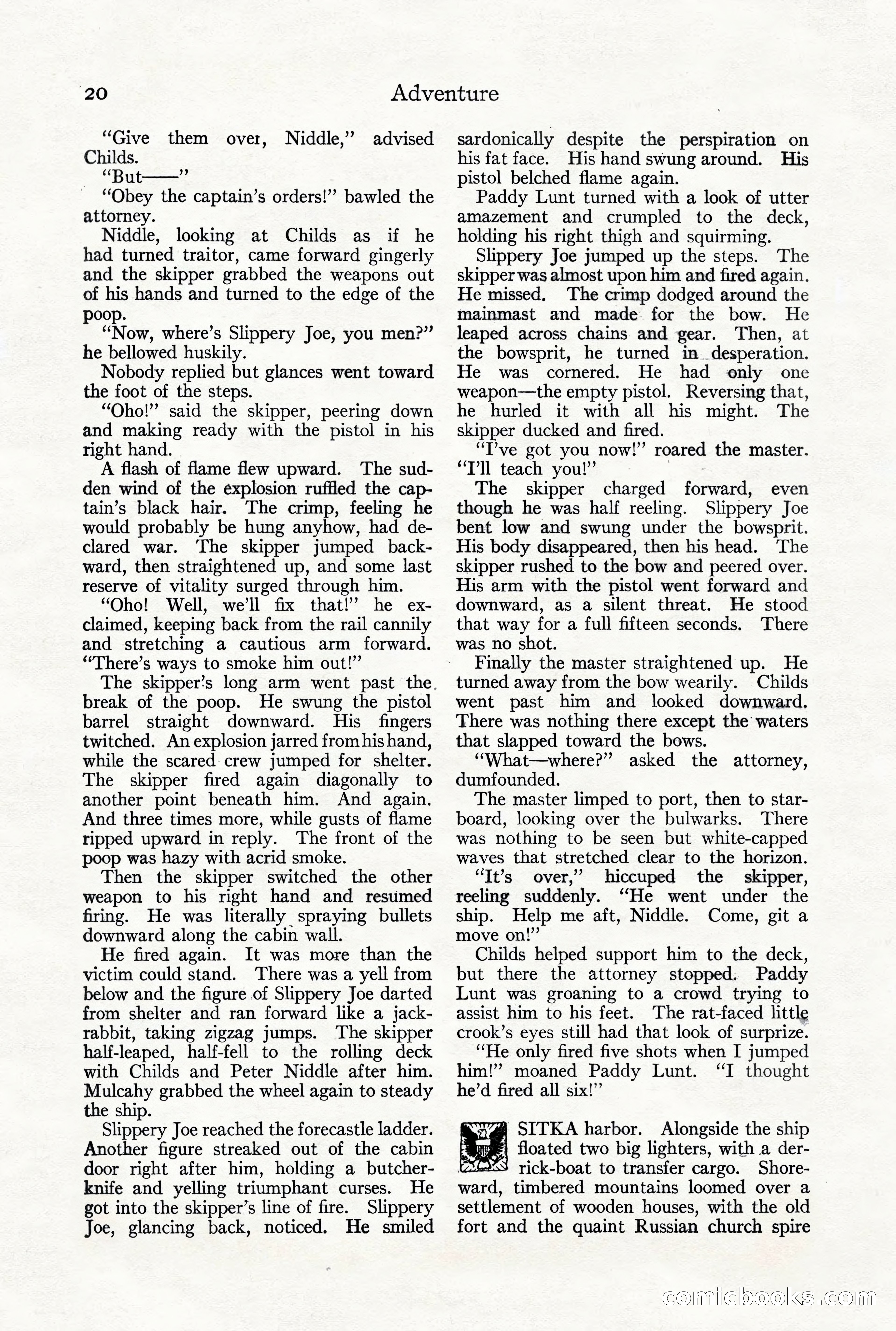Adventure Magazine, October 3, 1919 — page 34 of 206
