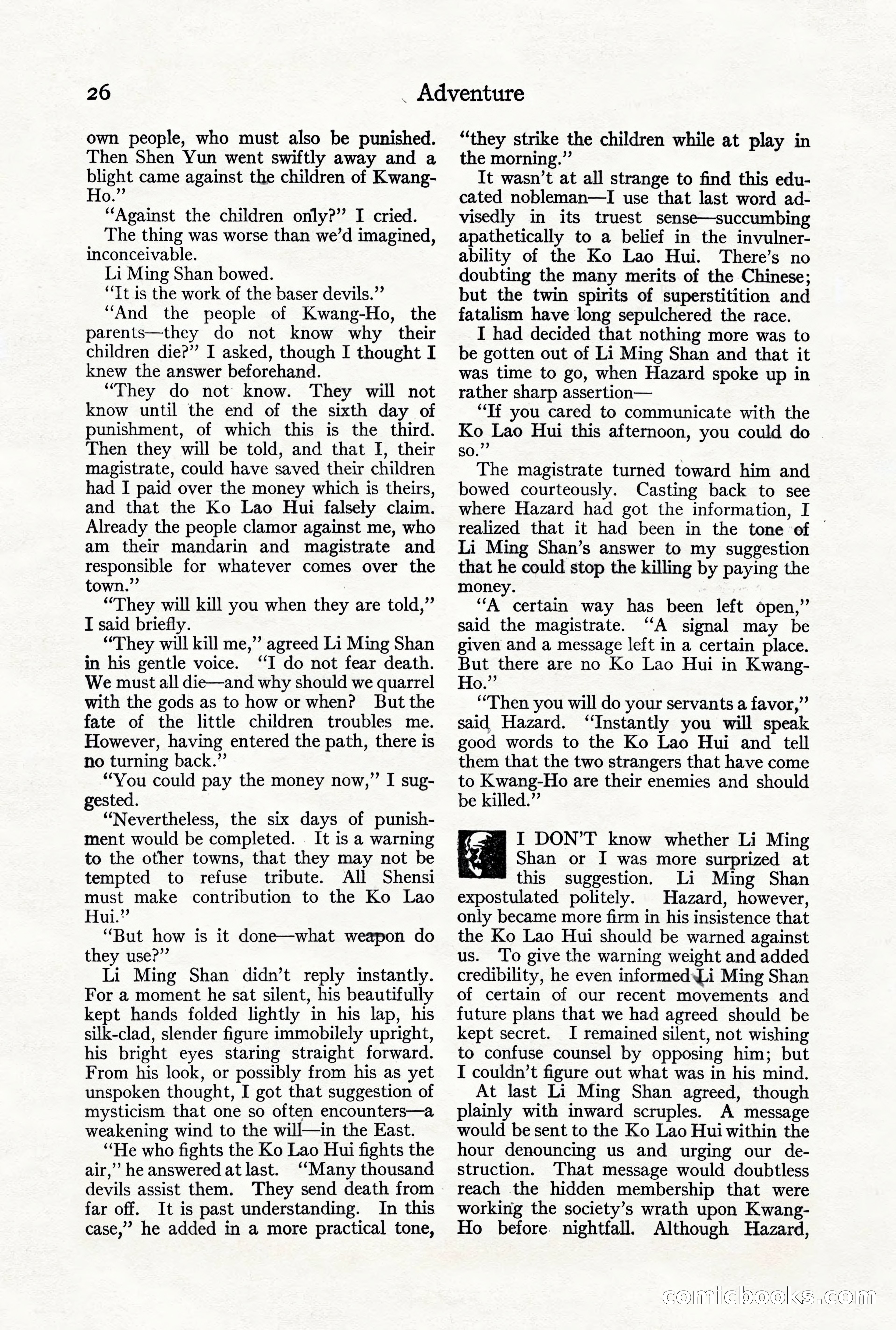 Adventure Magazine, October 3, 1919 — page 40 of 206