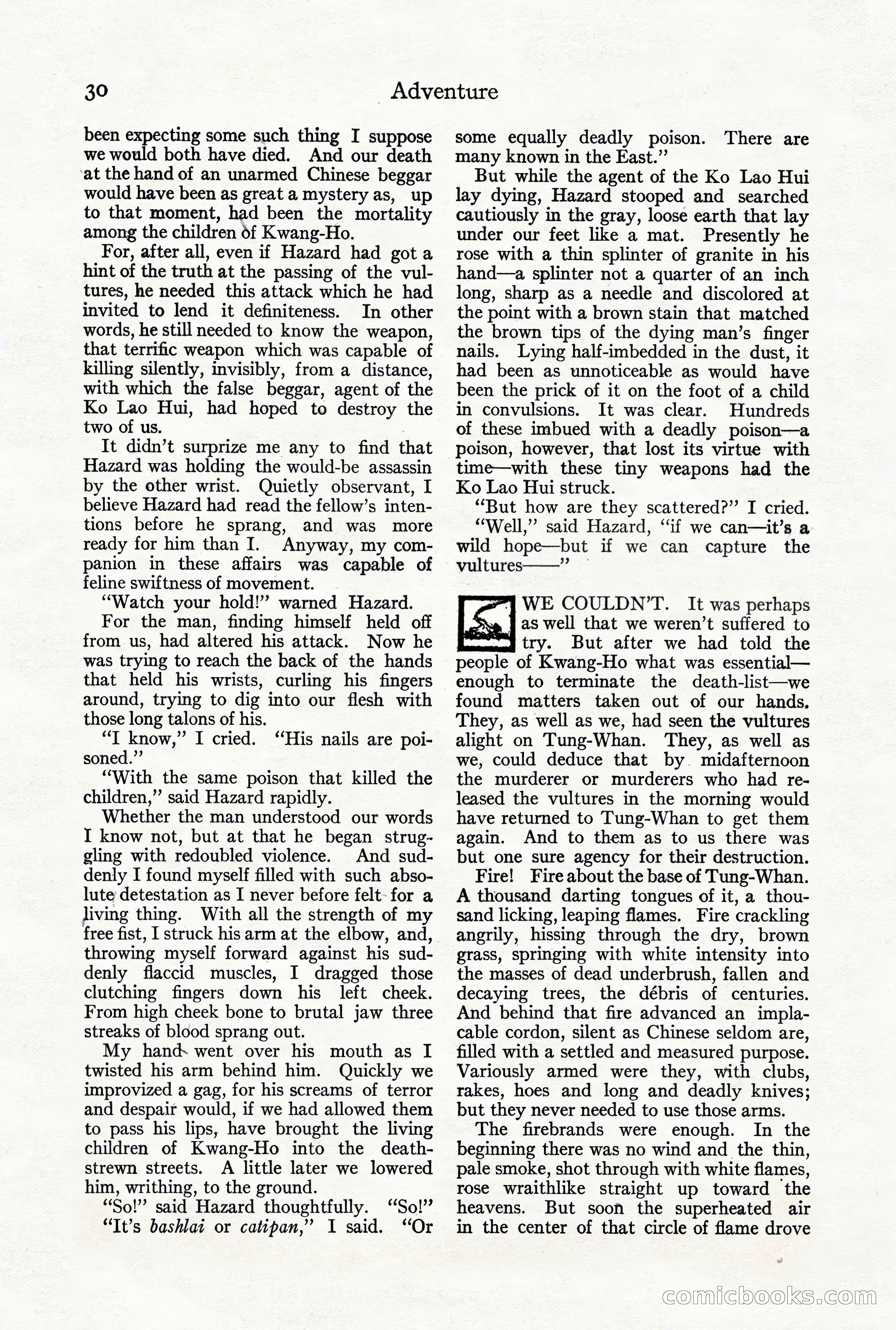 Adventure Magazine, October 3, 1919 — page 44 of 206