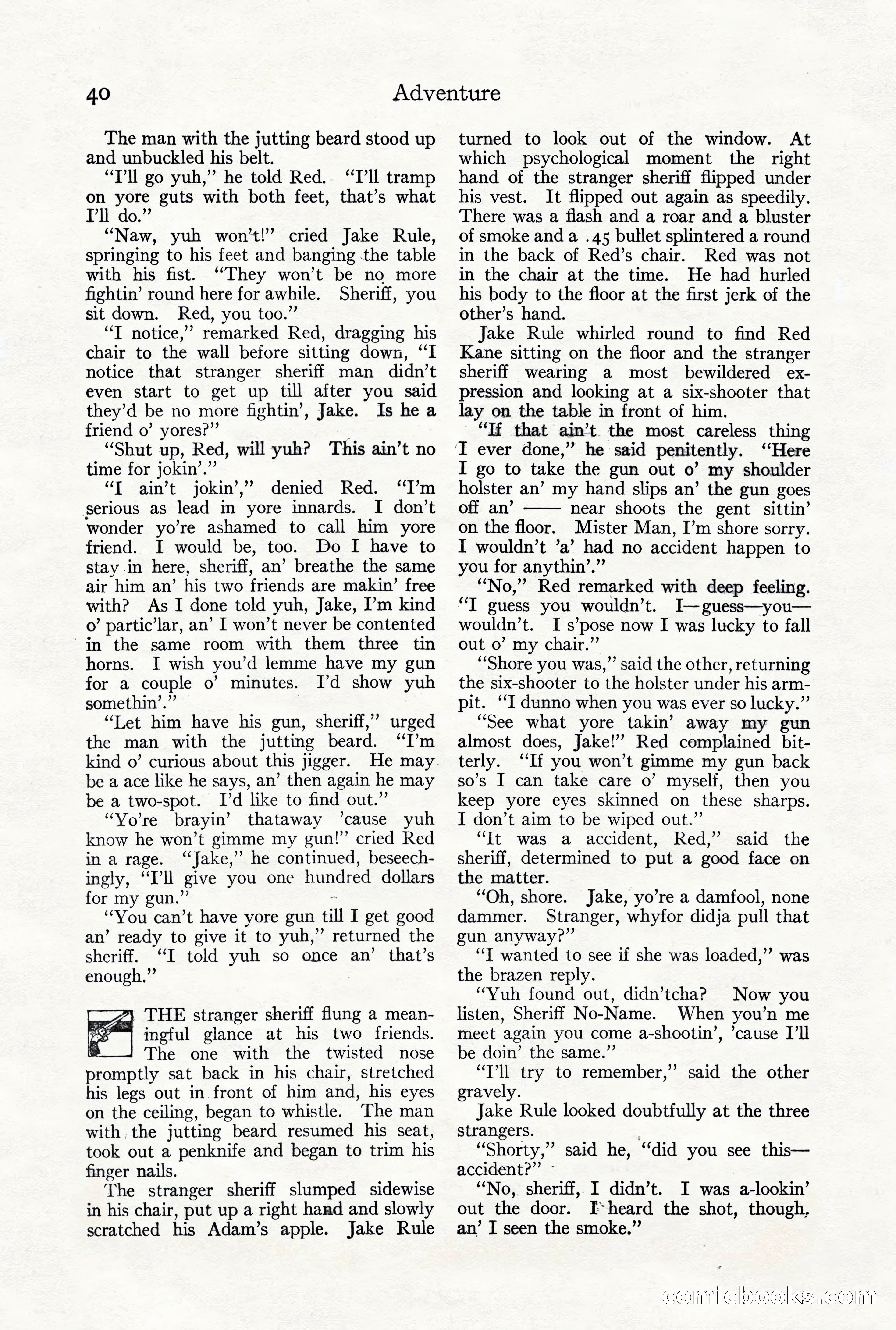 Adventure Magazine, October 3, 1919 — page 54 of 206