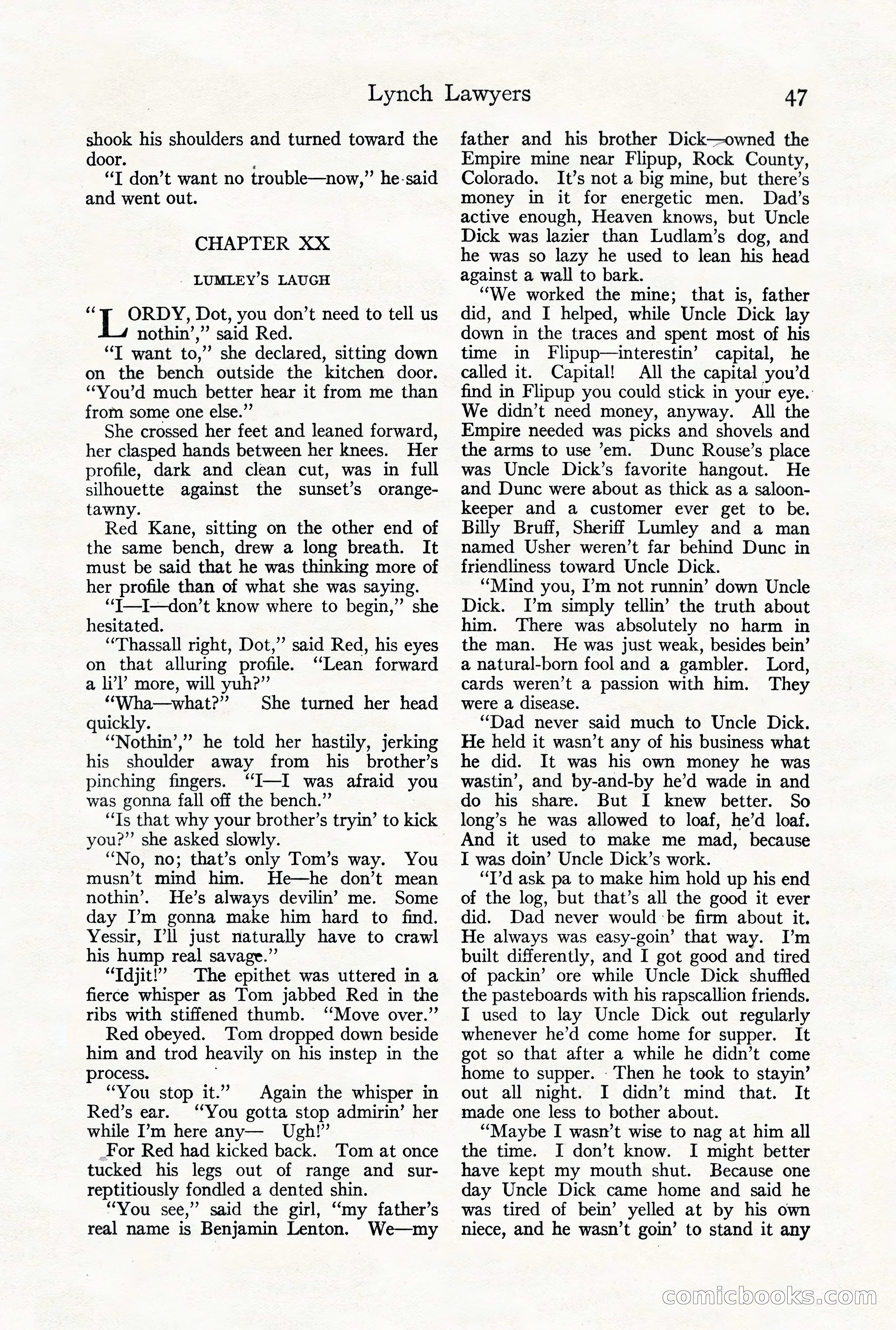 Adventure Magazine, October 3, 1919 — page 61 of 206