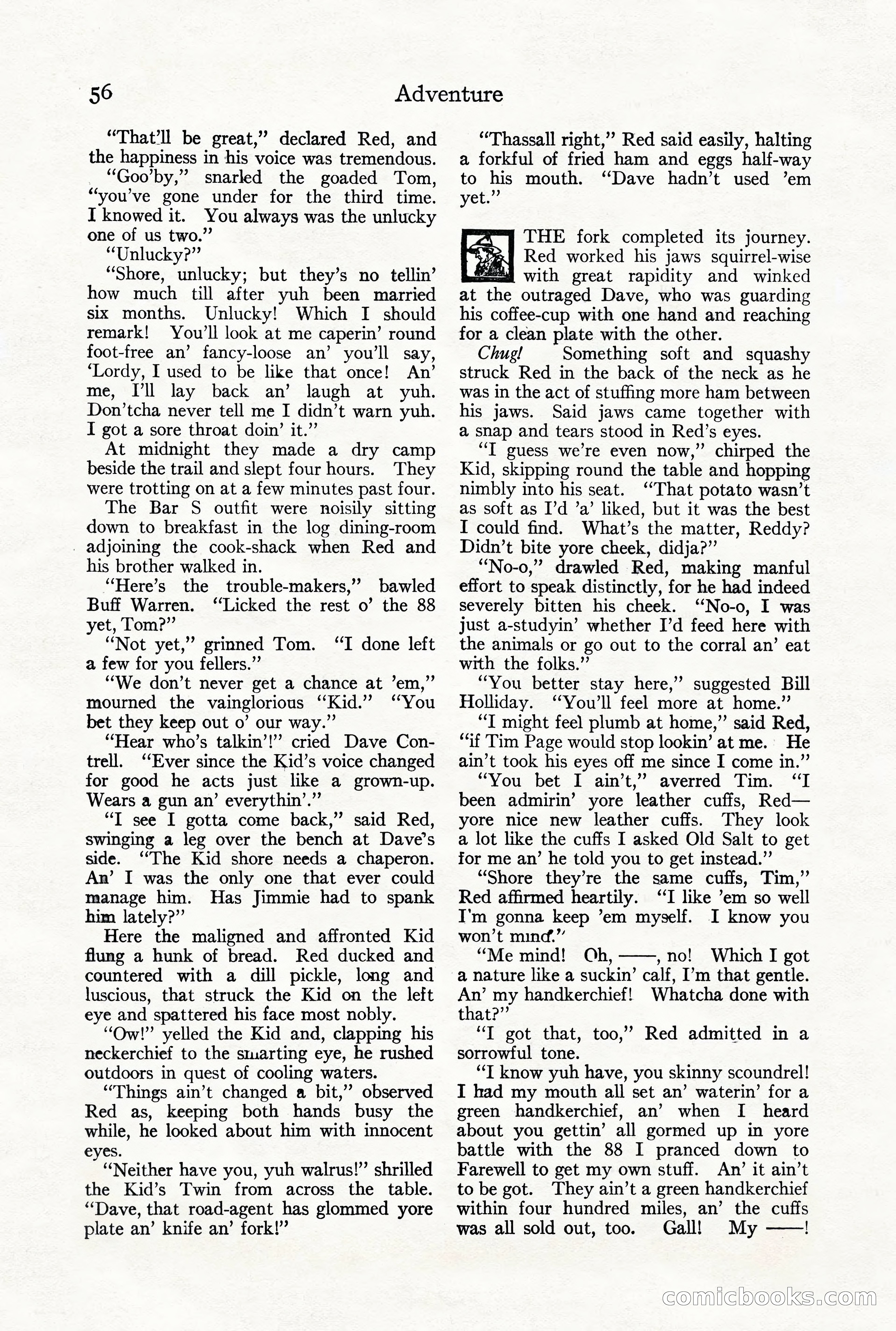 Adventure Magazine, October 3, 1919 — page 70 of 206