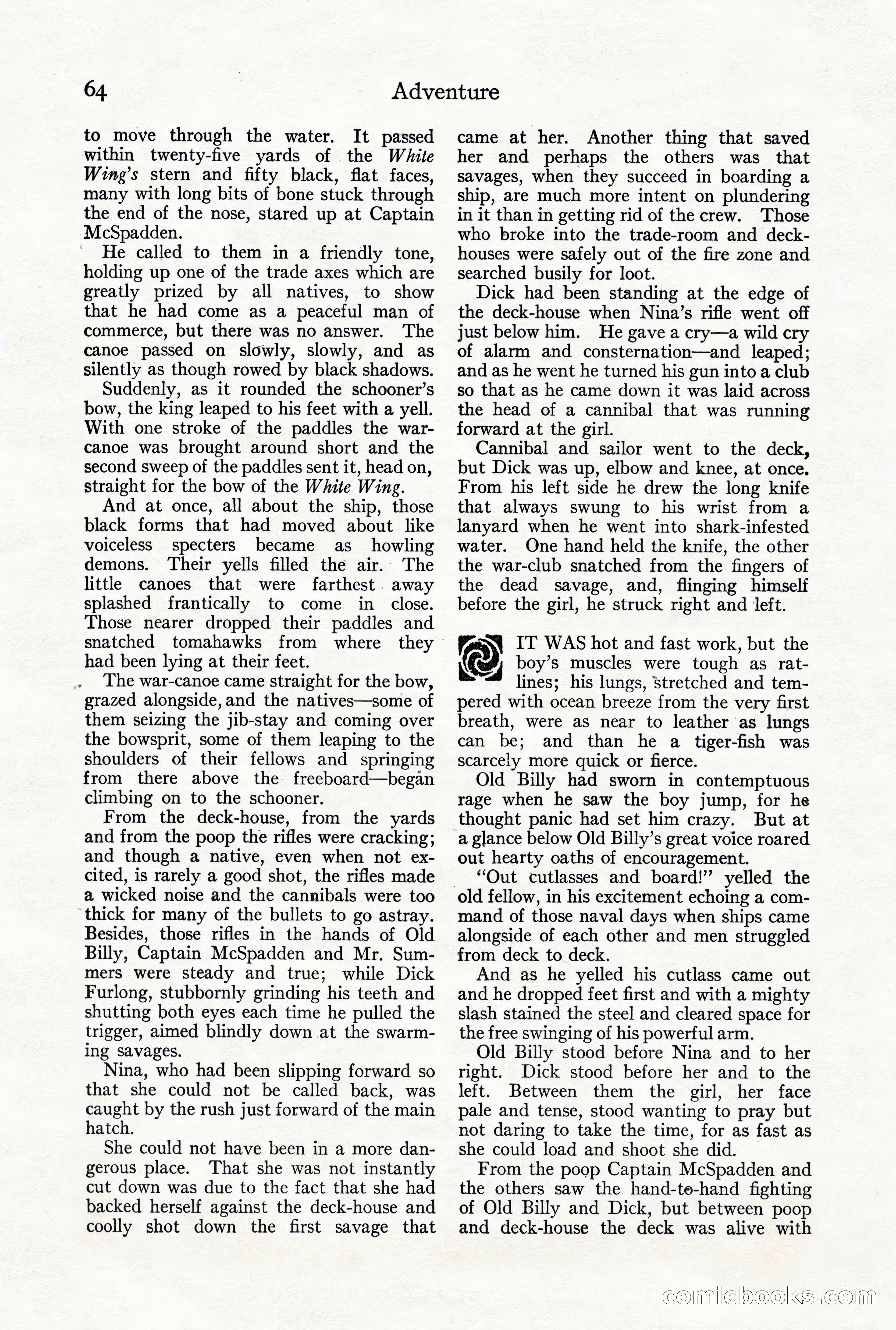 Adventure Magazine, October 3, 1919 — page 78 of 206
