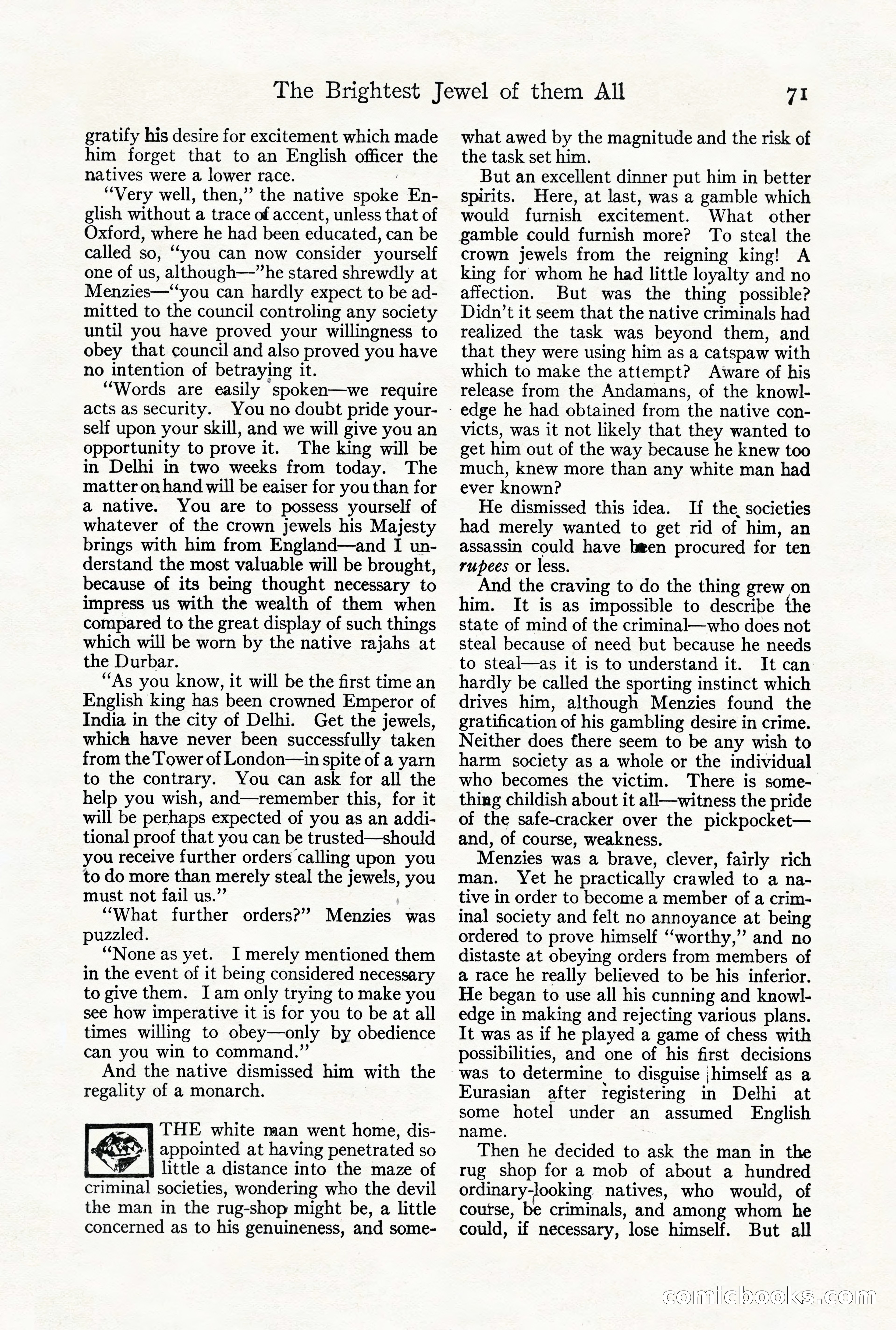 Adventure Magazine, October 3, 1919 — page 85 of 206