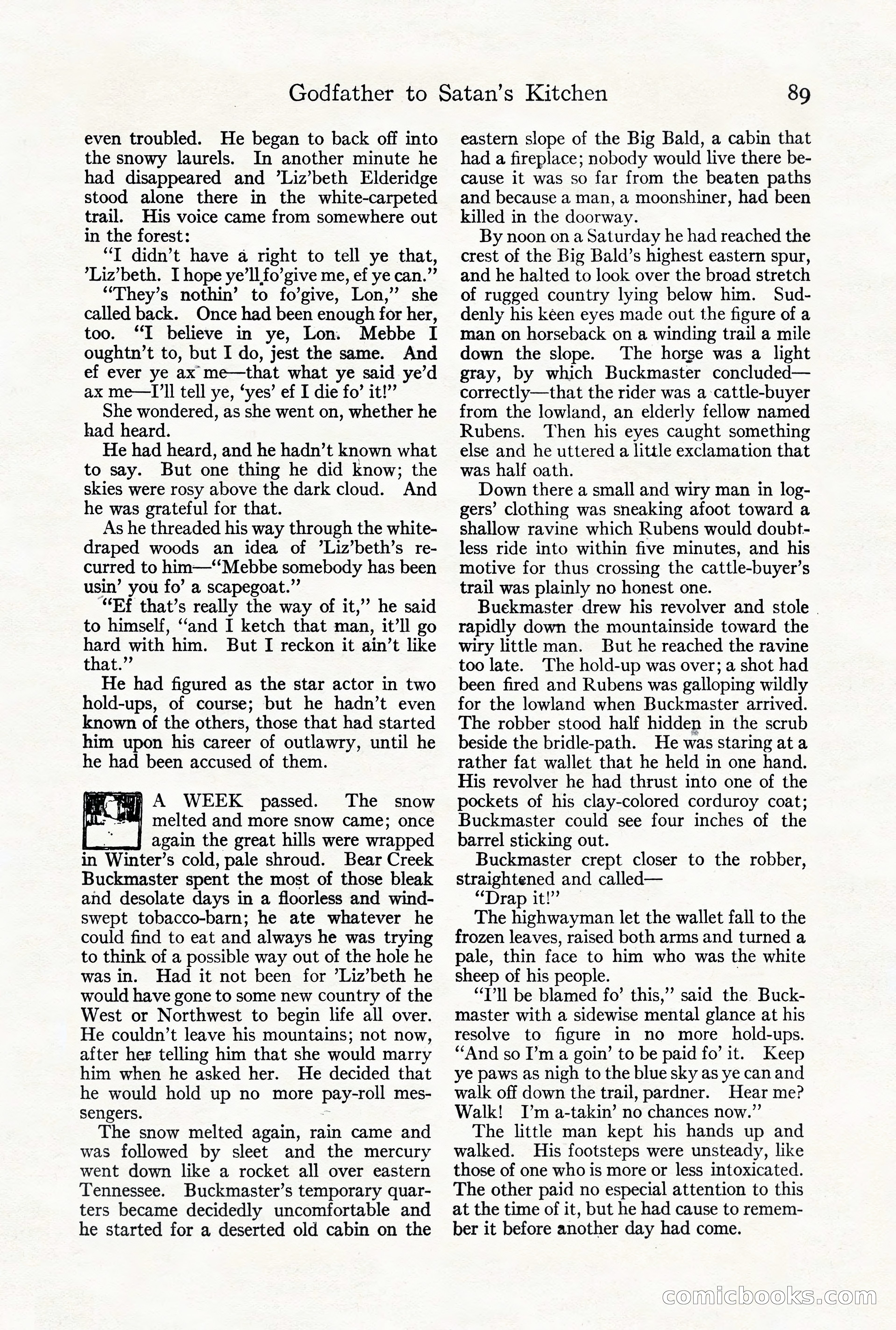 Adventure Magazine, October 3, 1919 — page 103 of 206