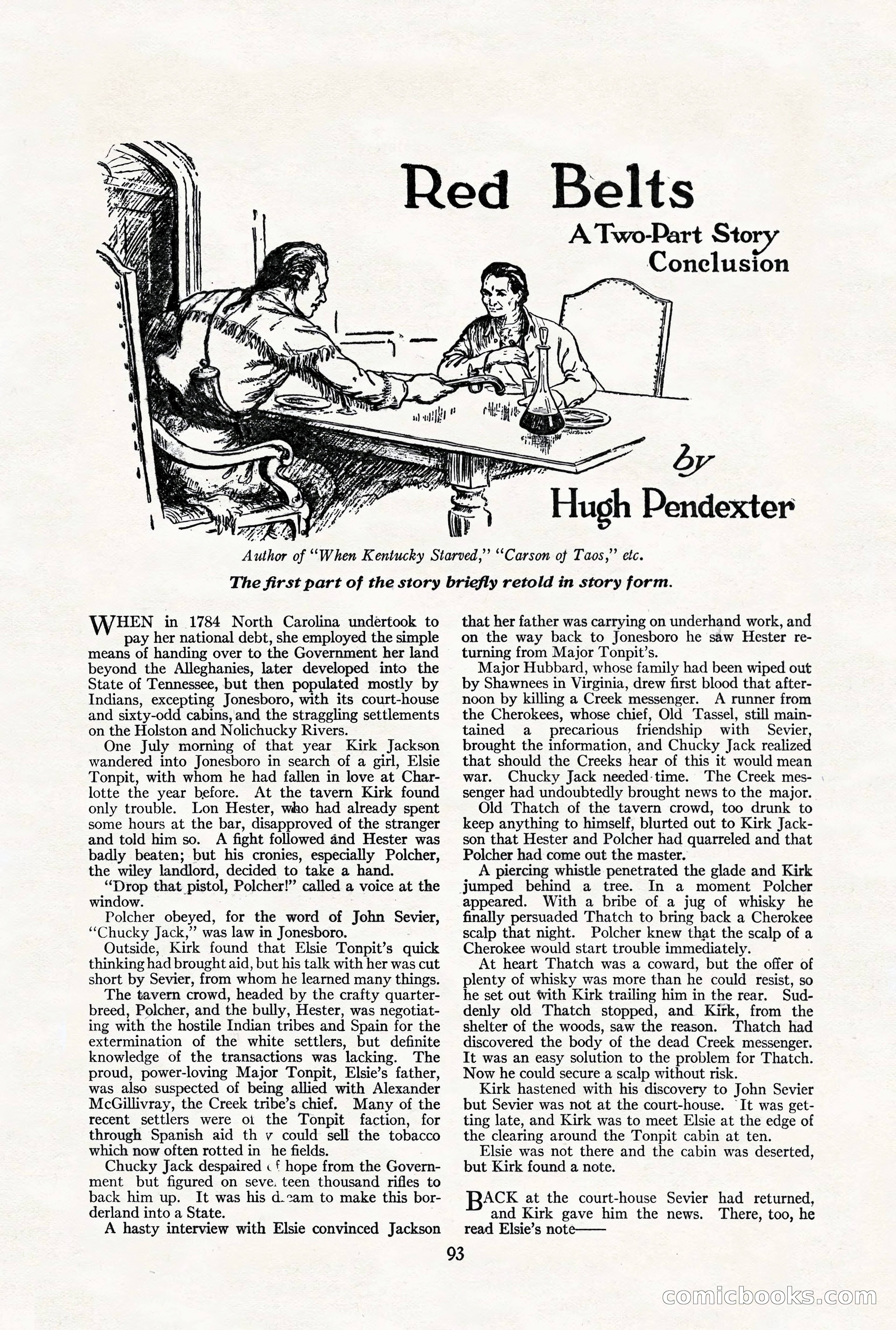 Adventure Magazine, October 3, 1919 — page 107 of 206
