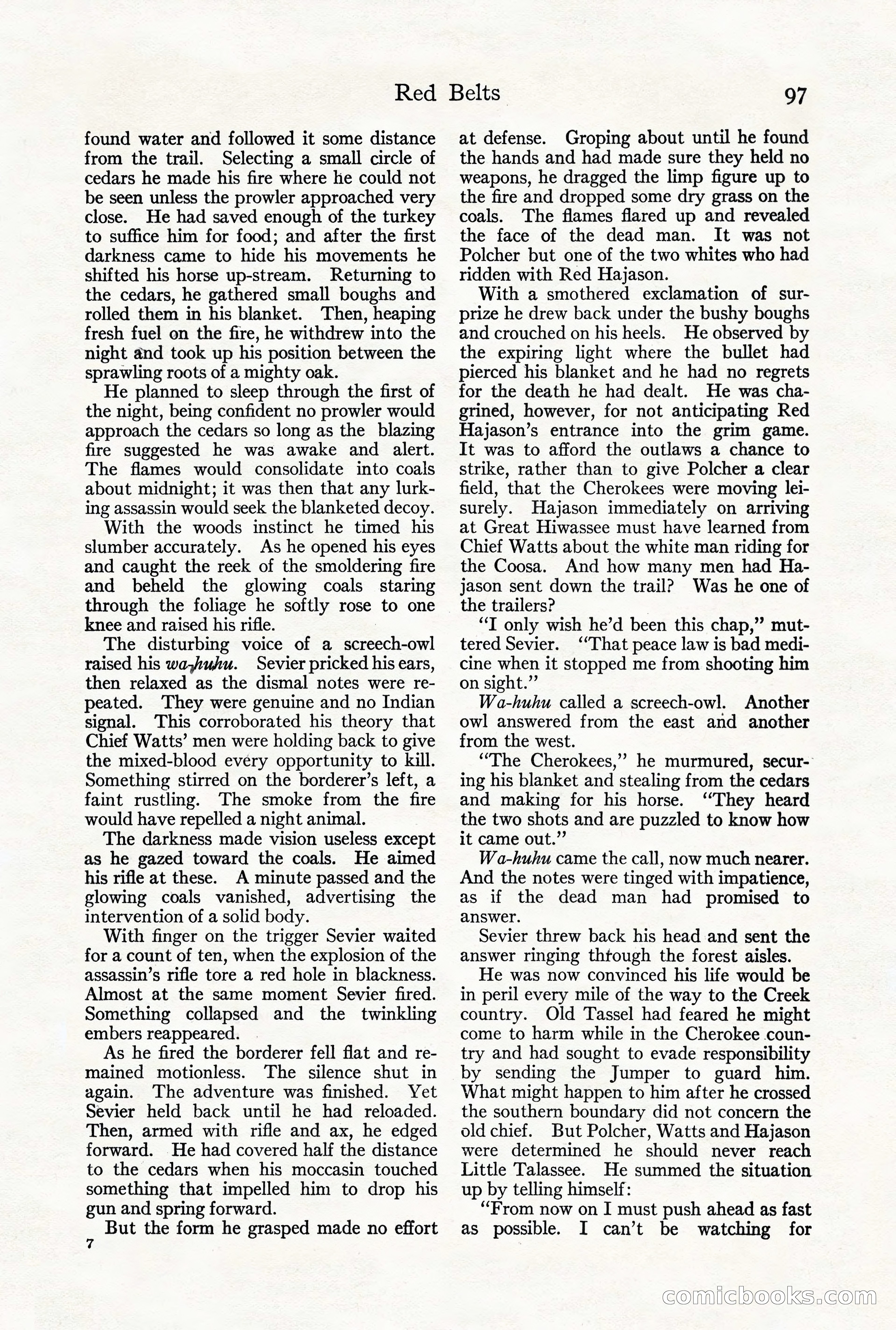 Adventure Magazine, October 3, 1919 — page 111 of 206
