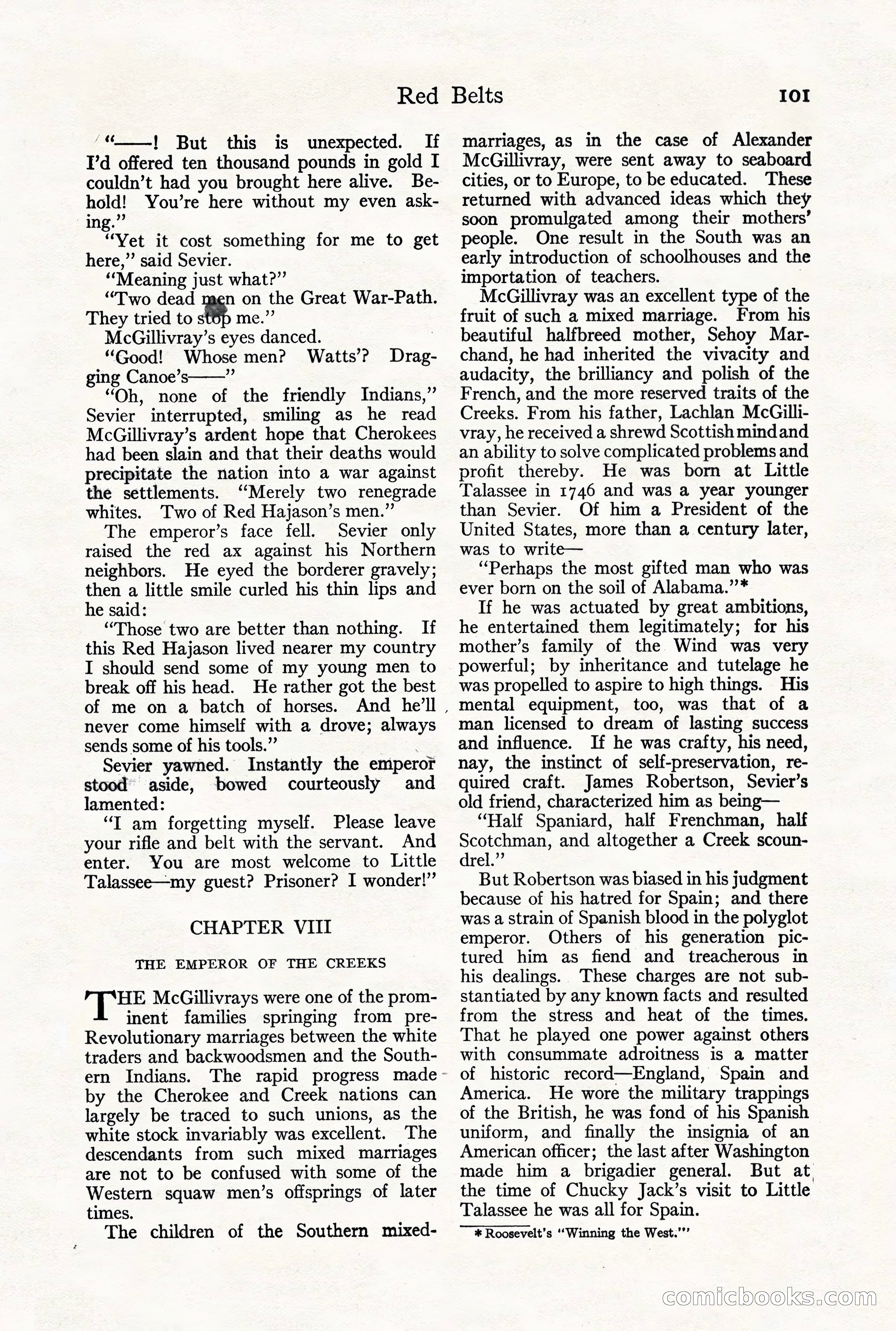Adventure Magazine, October 3, 1919 — page 115 of 206