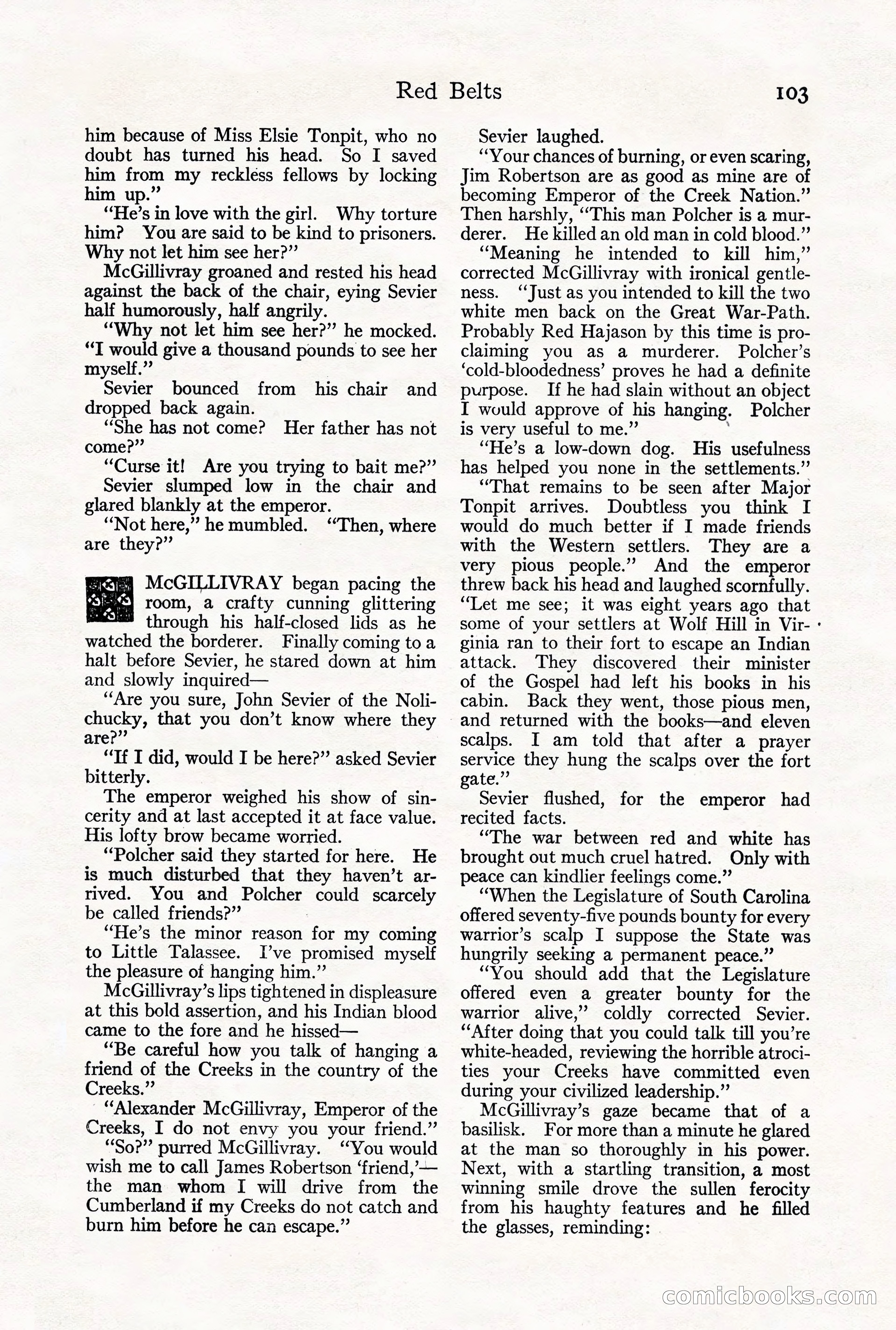 Adventure Magazine, October 3, 1919 — page 117 of 206