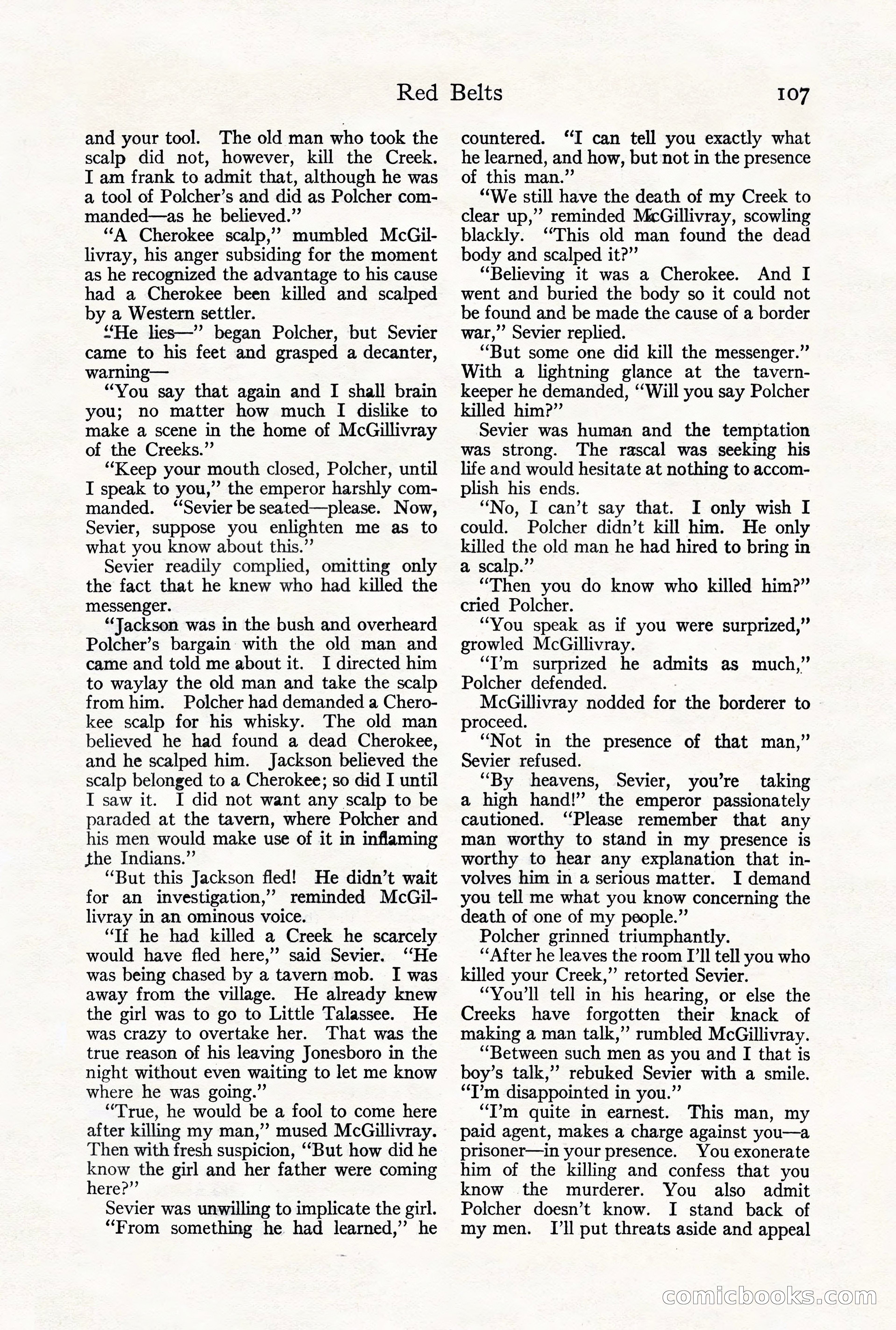 Adventure Magazine, October 3, 1919 — page 121 of 206