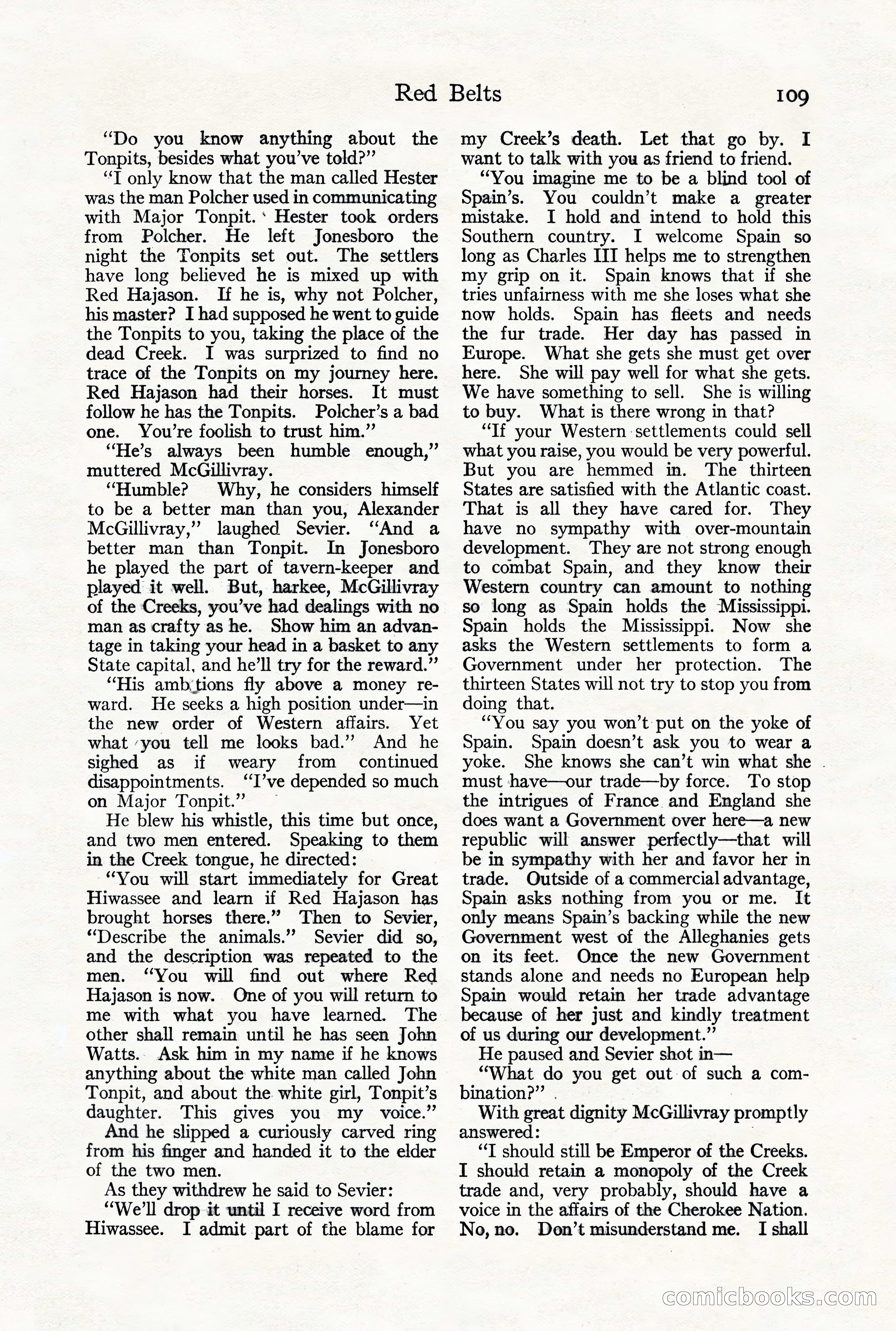 Adventure Magazine, October 3, 1919 — page 123 of 206