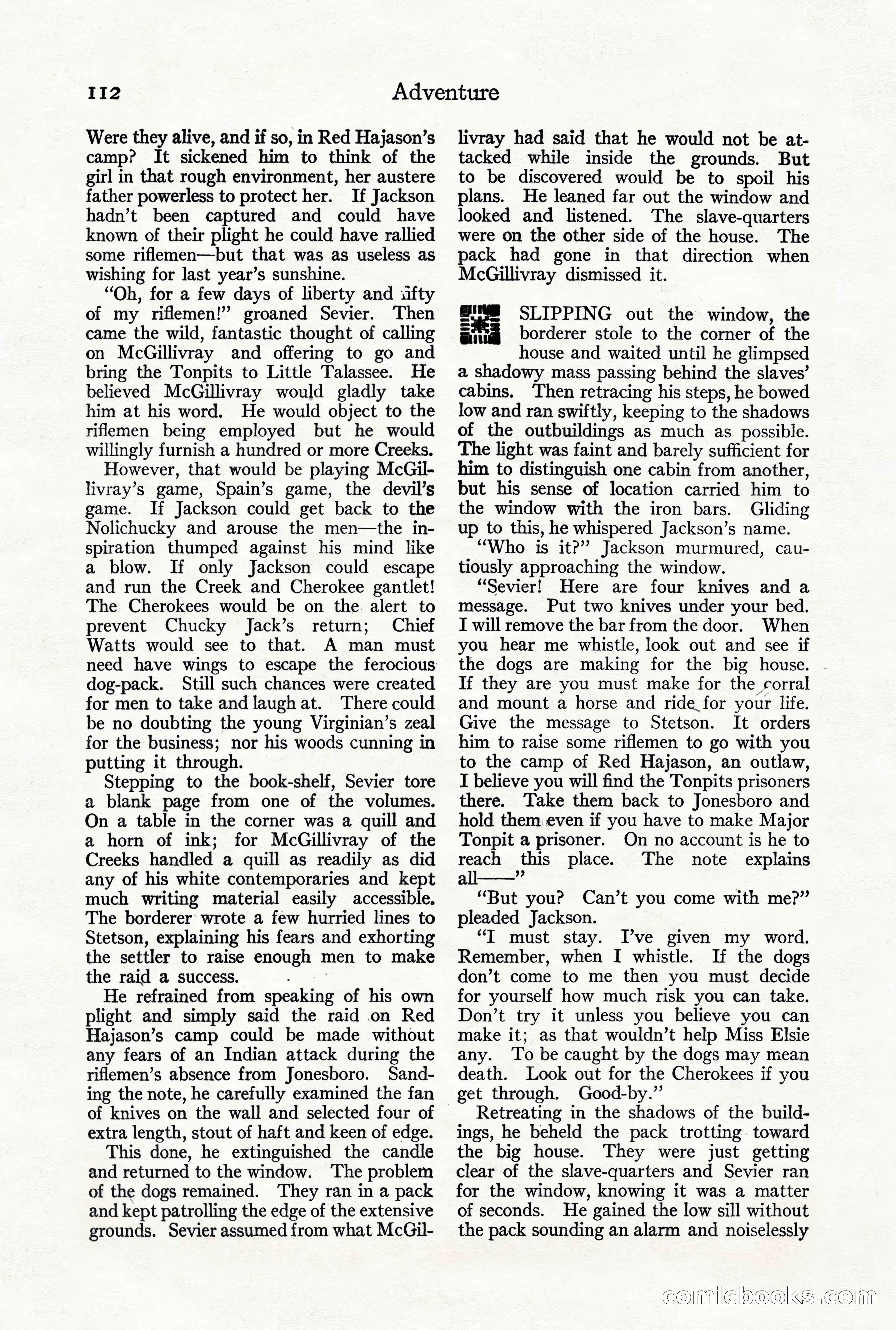 Adventure Magazine, October 3, 1919 — page 126 of 206