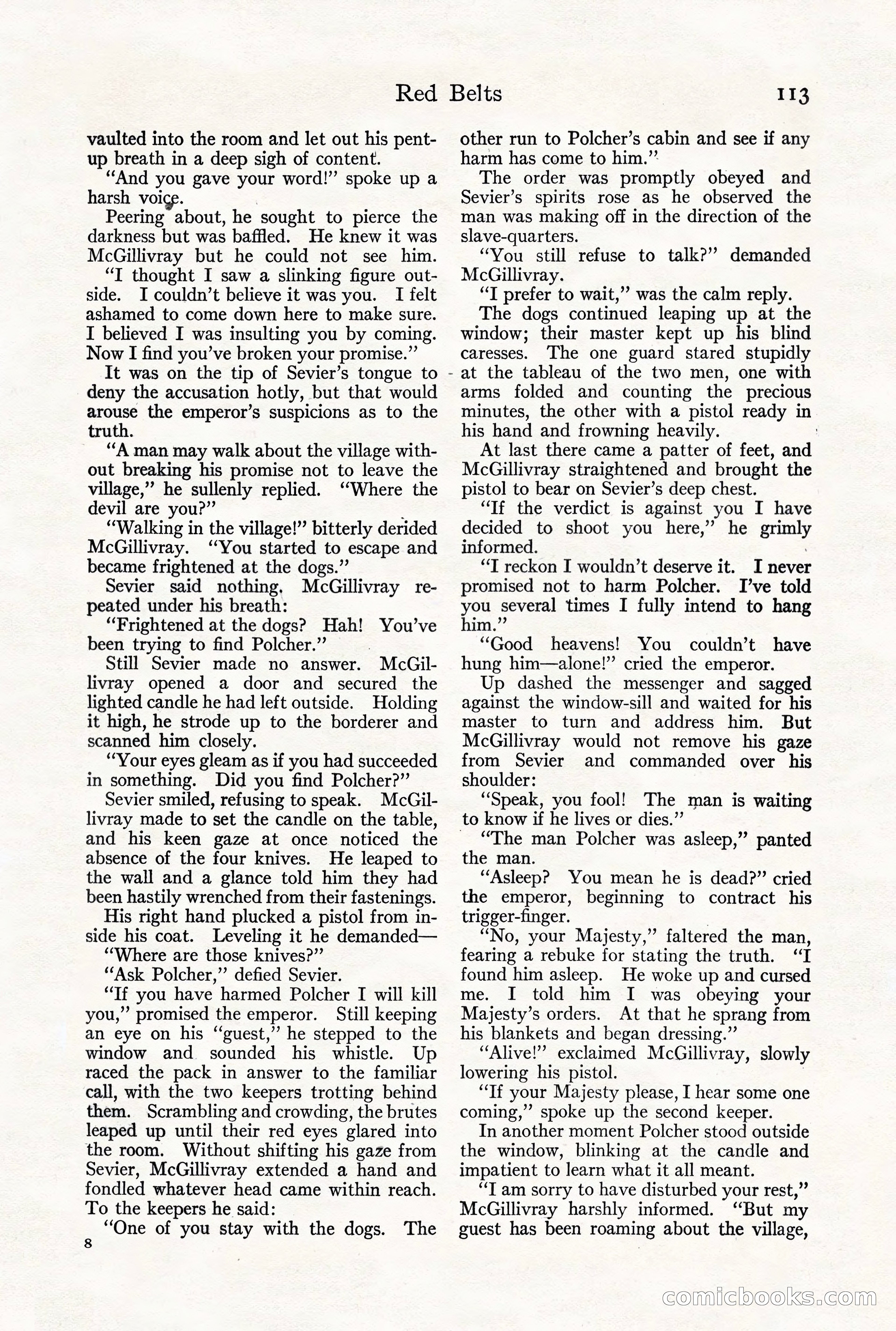 Adventure Magazine, October 3, 1919 — page 127 of 206