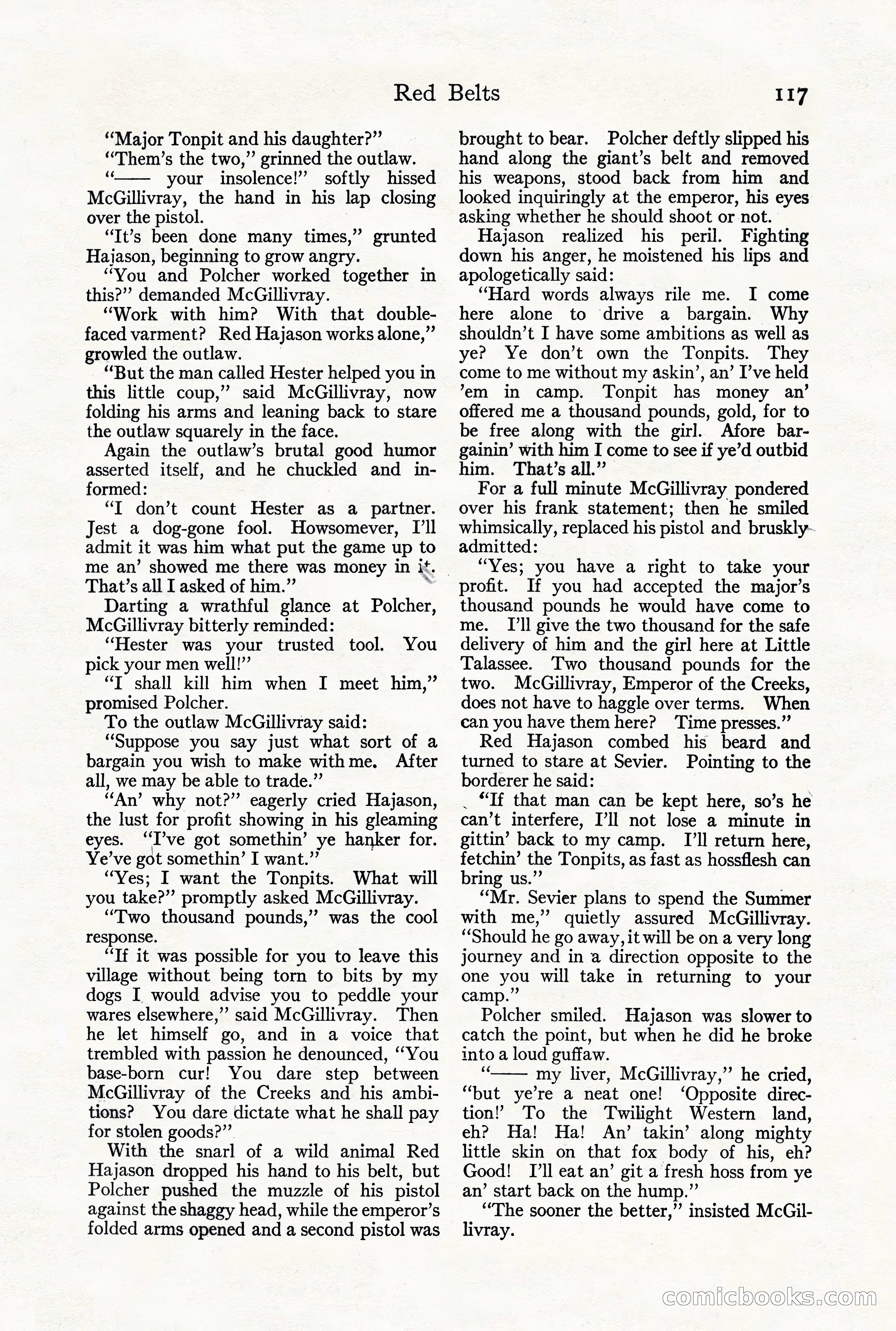 Adventure Magazine, October 3, 1919 — page 131 of 206