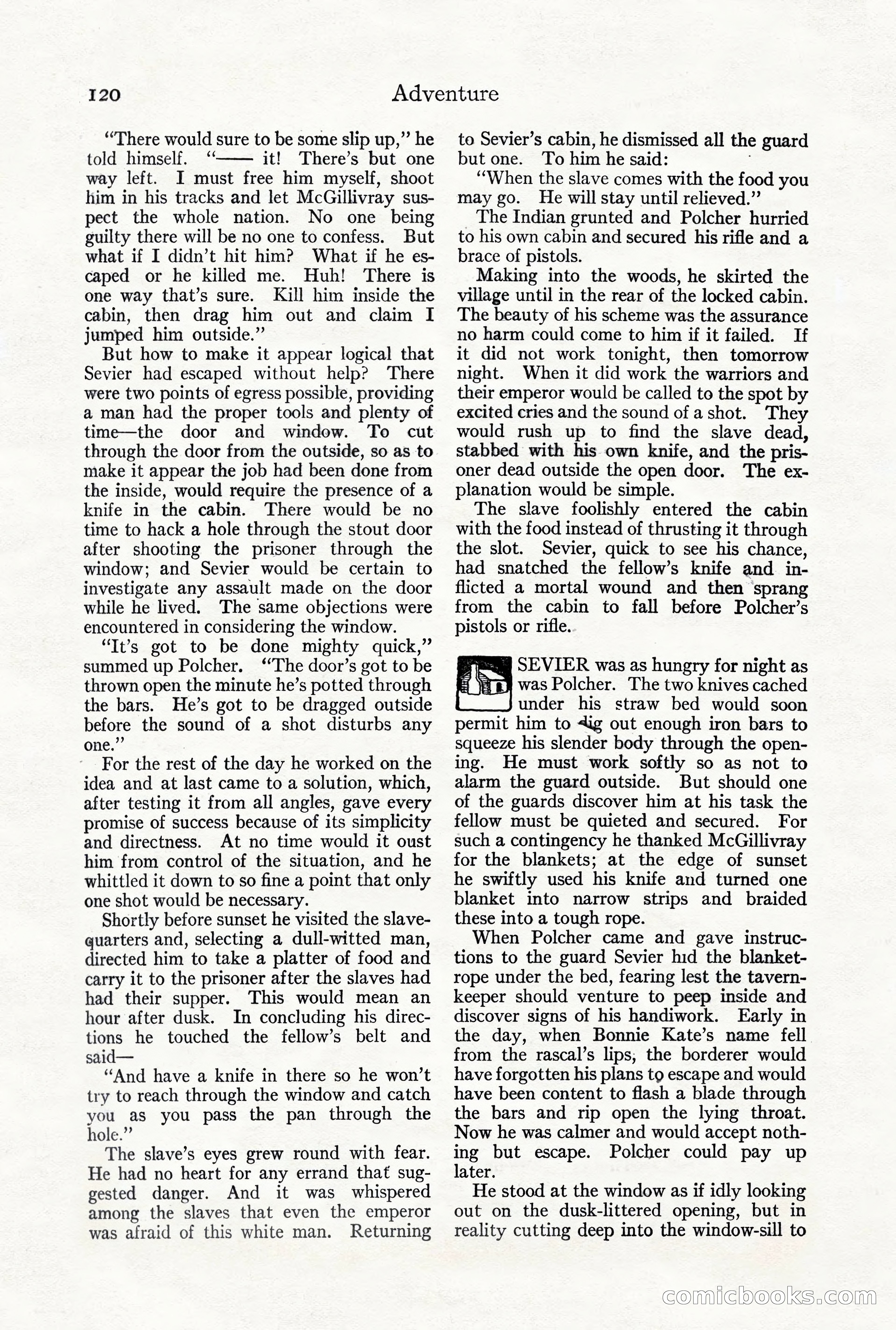 Adventure Magazine, October 3, 1919 — page 134 of 206