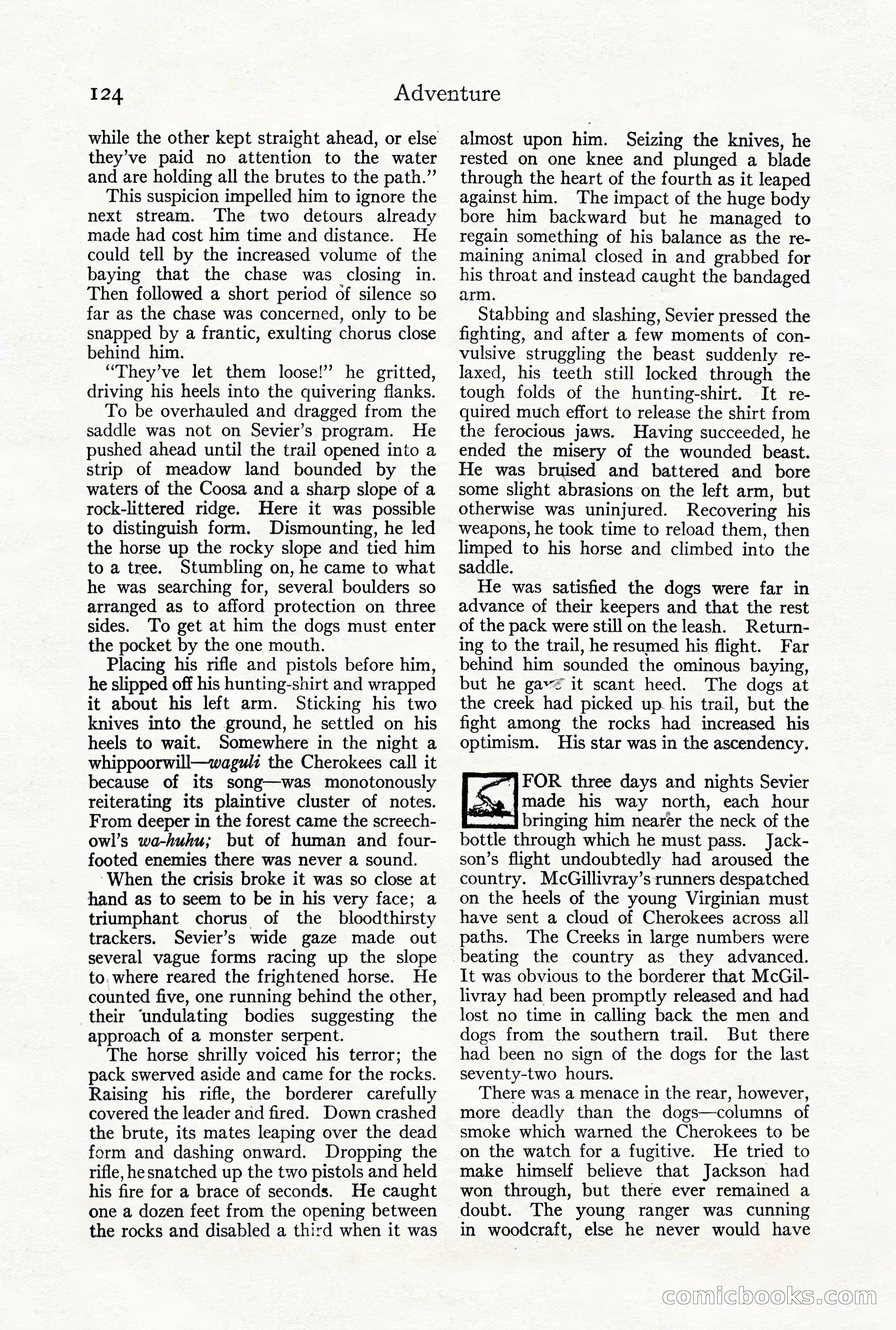 Adventure Magazine, October 3, 1919 — page 138 of 206