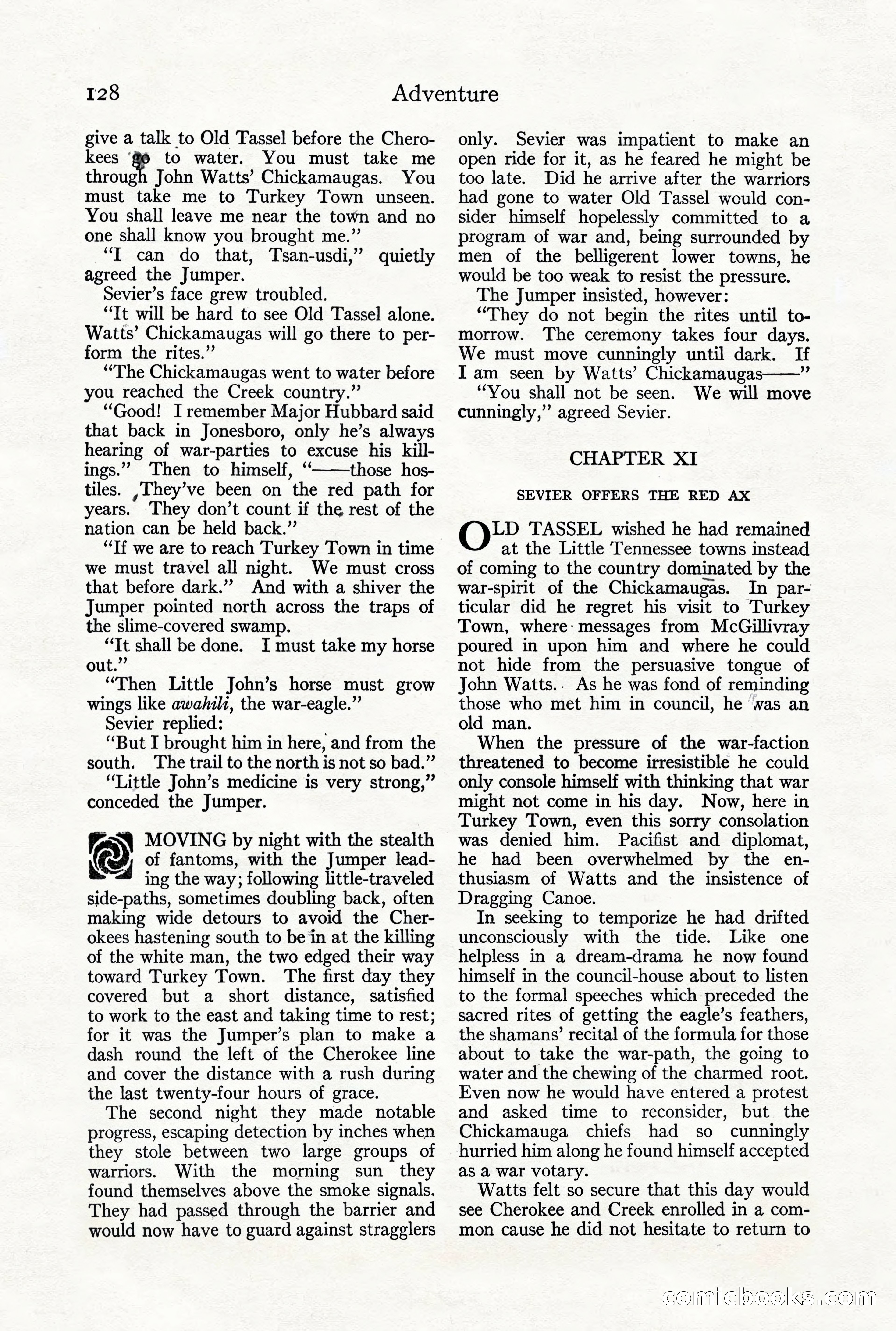 Adventure Magazine, October 3, 1919 — page 142 of 206