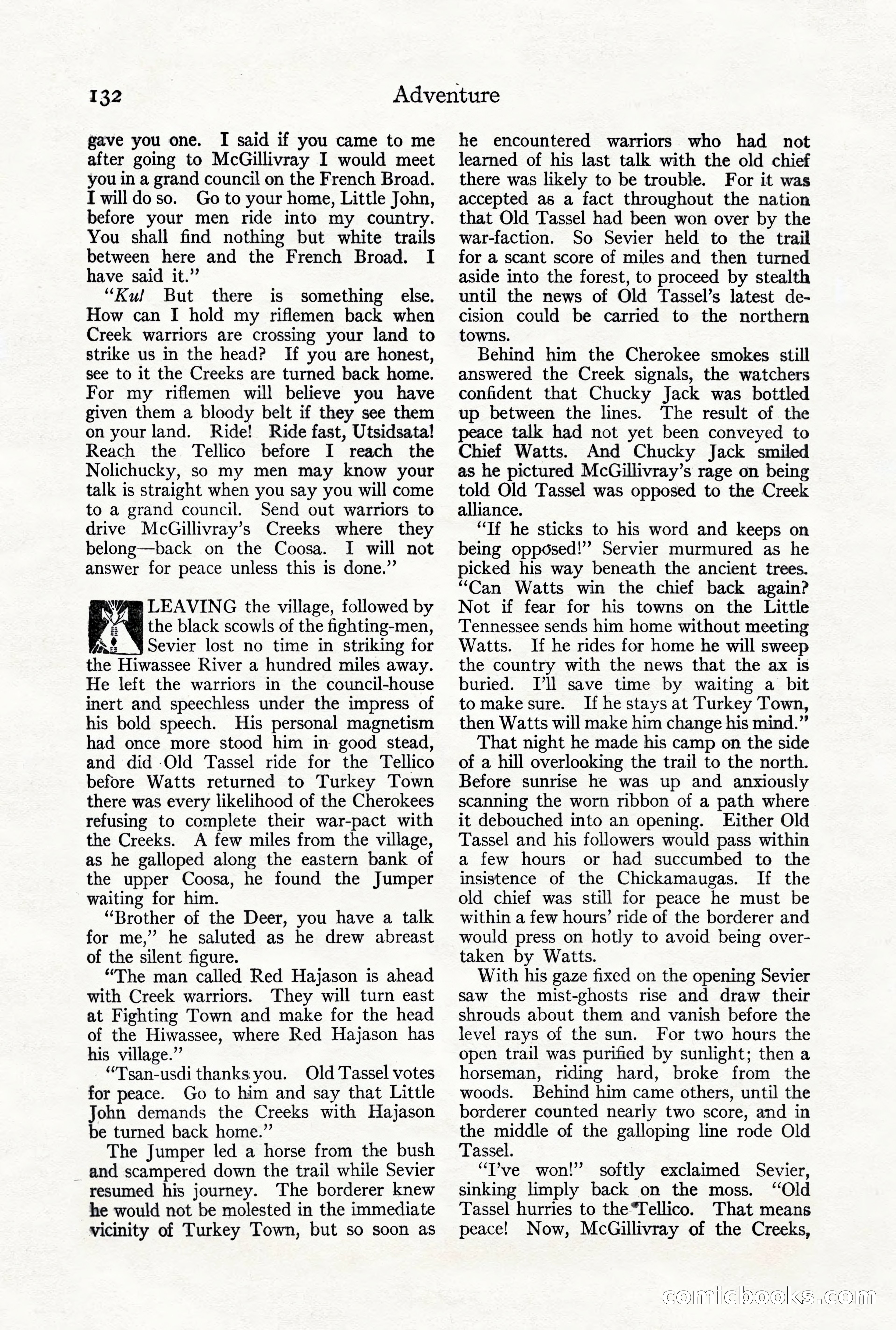 Adventure Magazine, October 3, 1919 — page 146 of 206
