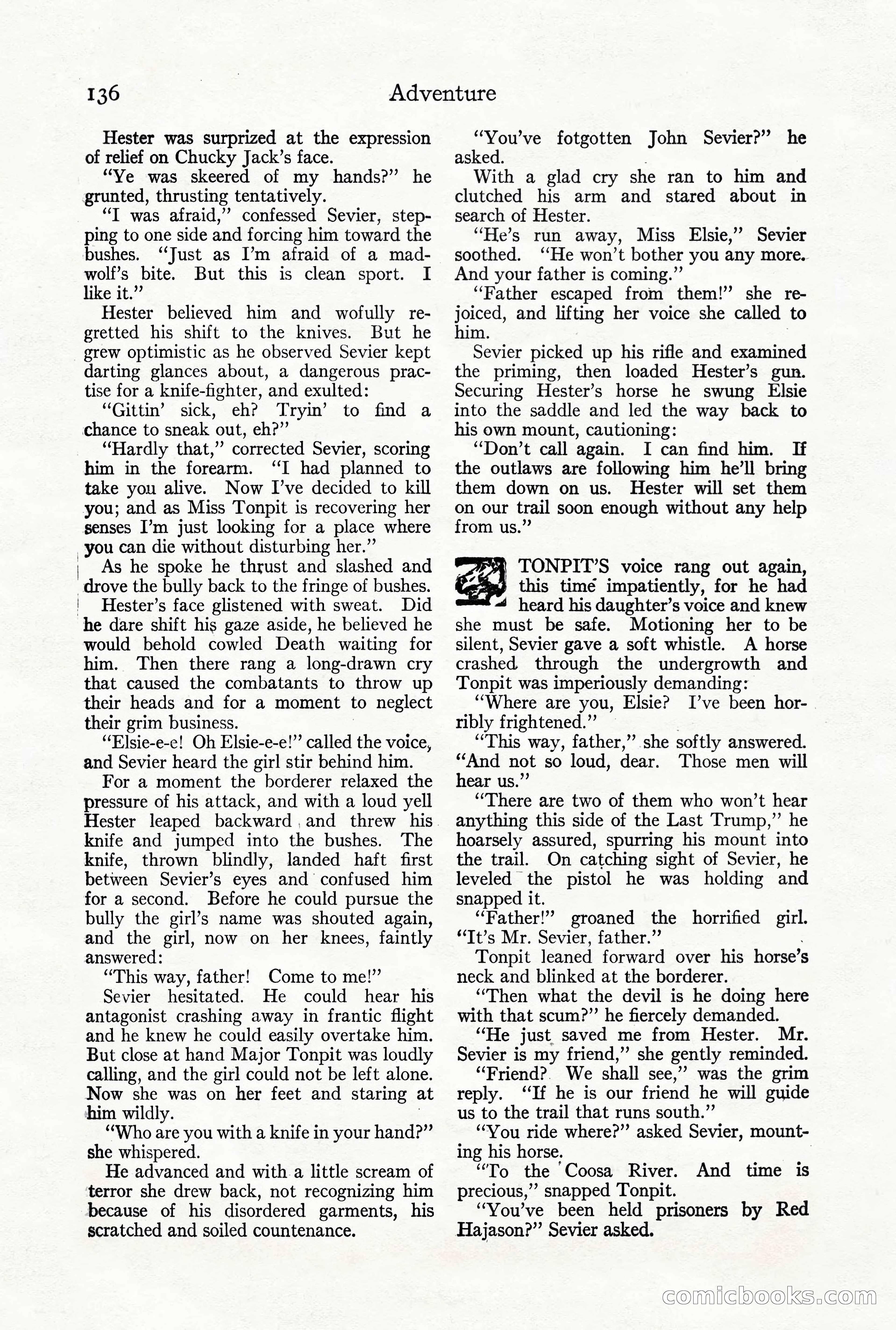 Adventure Magazine, October 3, 1919 — page 150 of 206