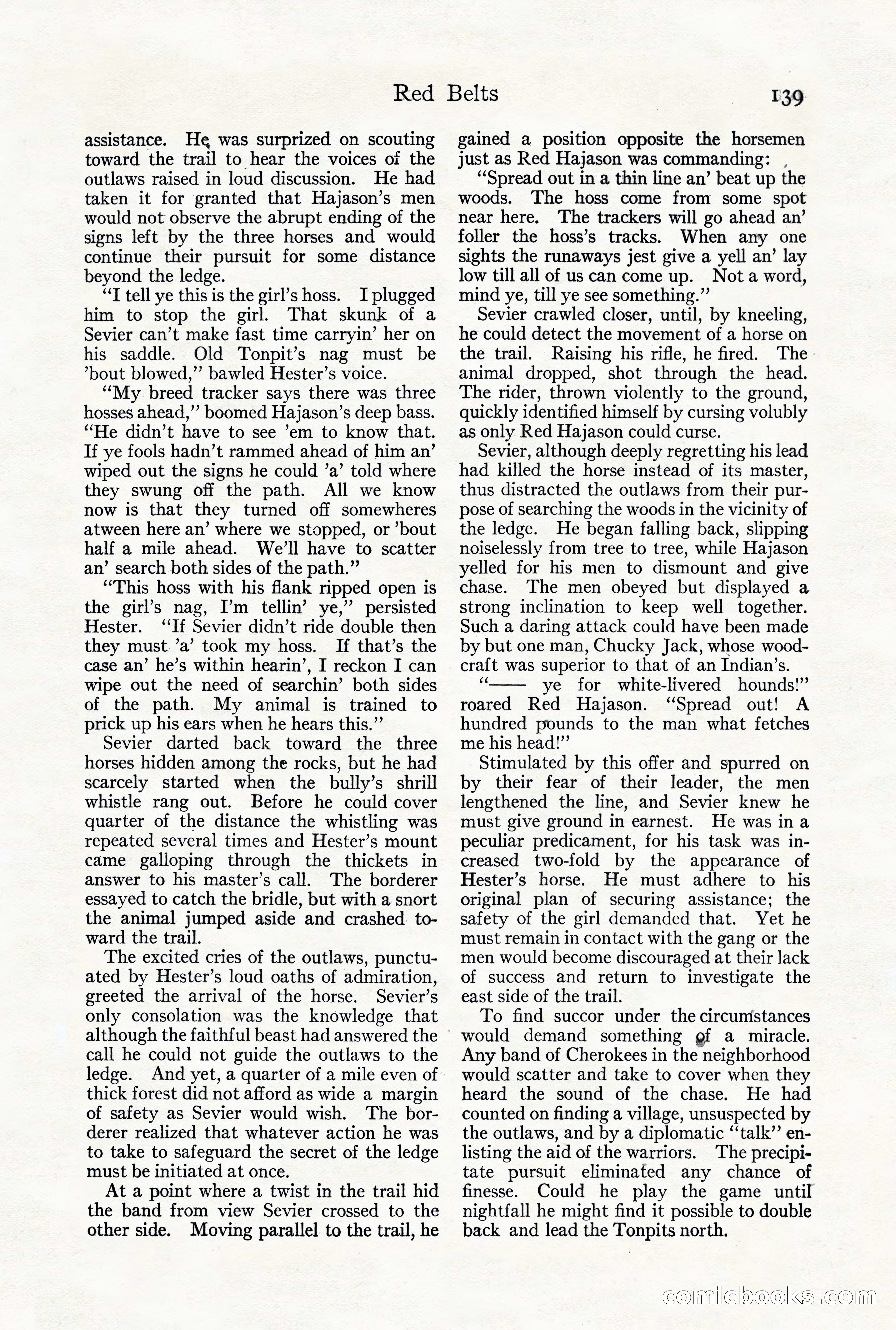 Adventure Magazine, October 3, 1919 — page 153 of 206