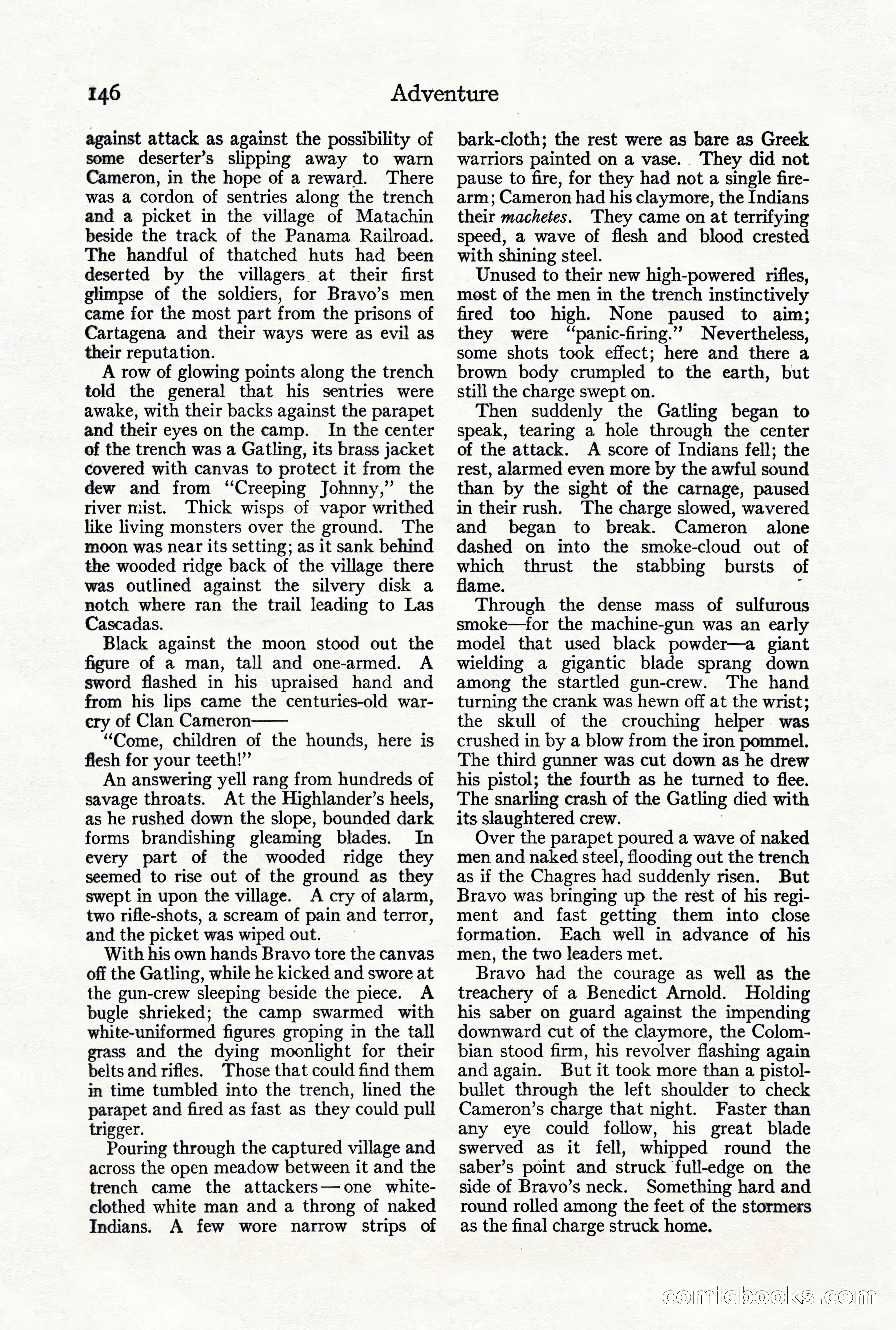 Adventure Magazine, October 3, 1919 — page 160 of 206