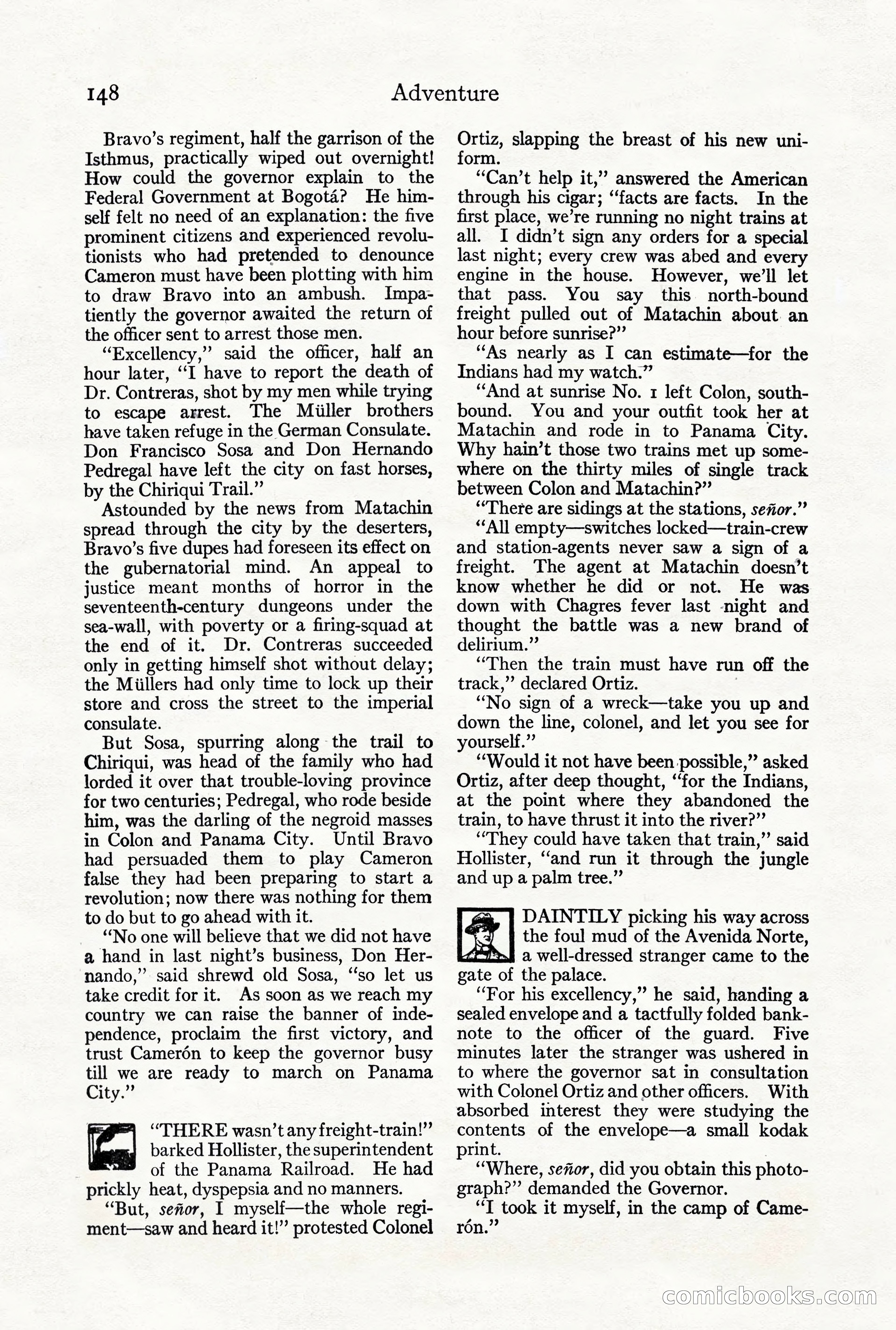 Adventure Magazine, October 3, 1919 — page 162 of 206