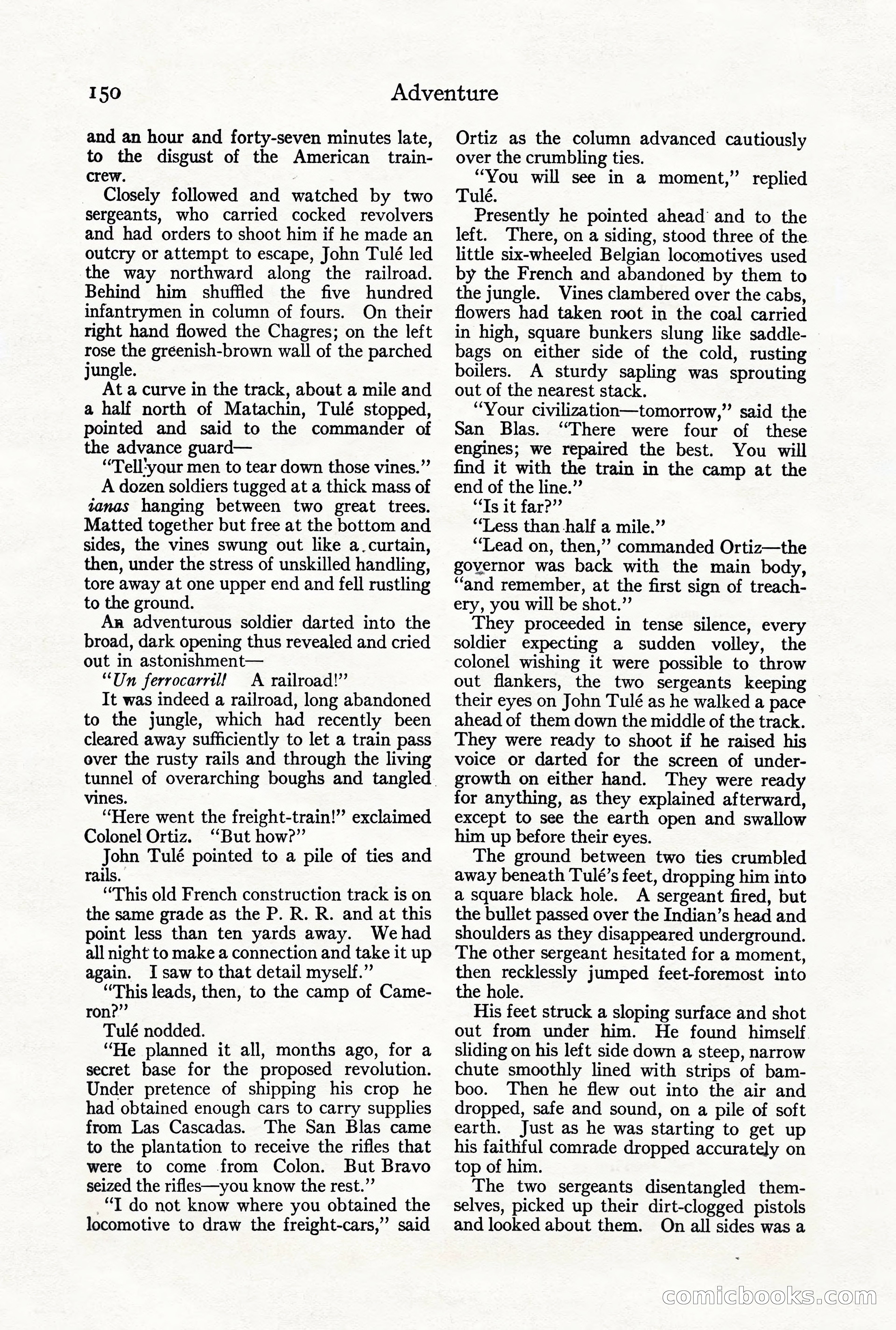 Adventure Magazine, October 3, 1919 — page 164 of 206