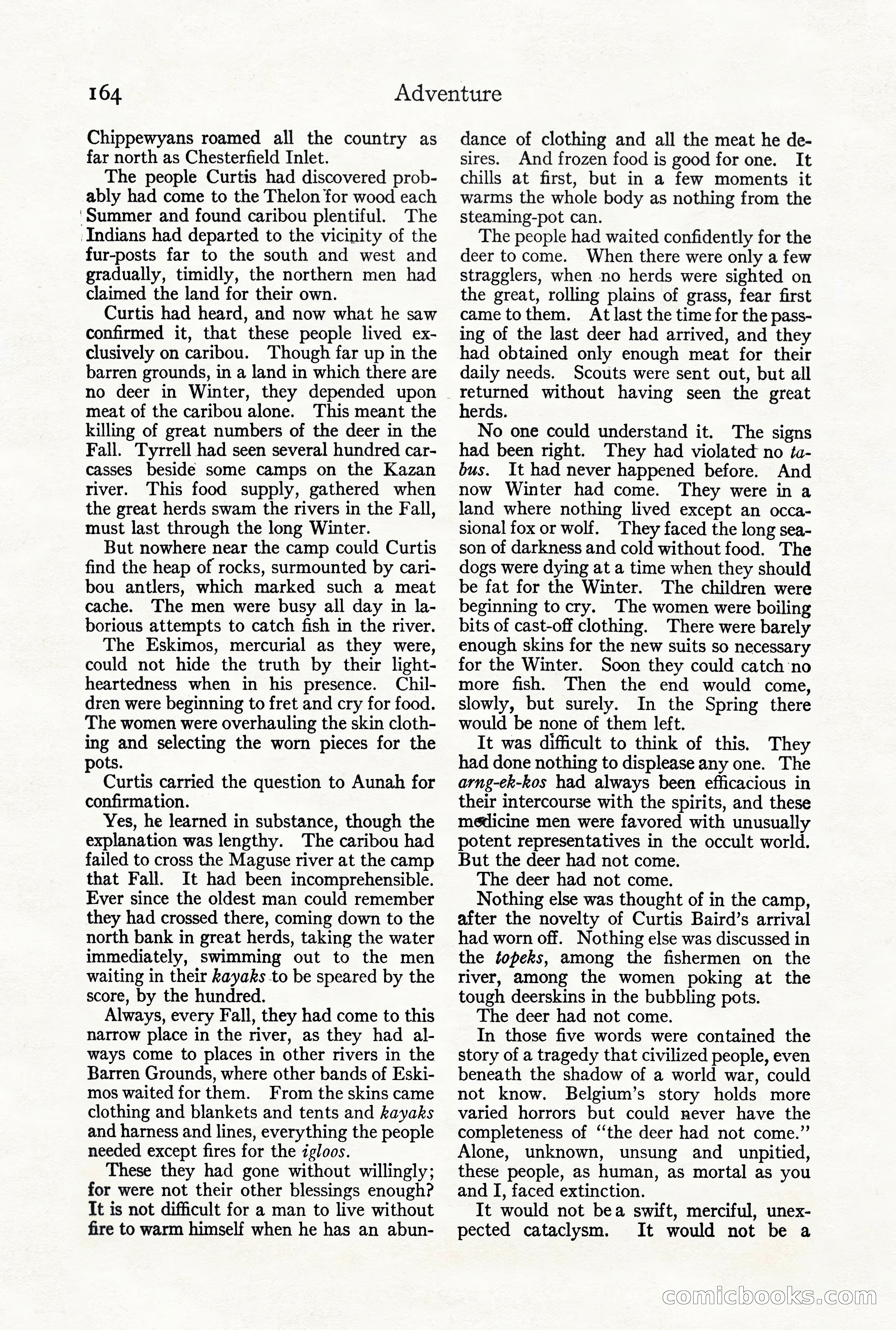 Adventure Magazine, October 3, 1919 — page 178 of 206