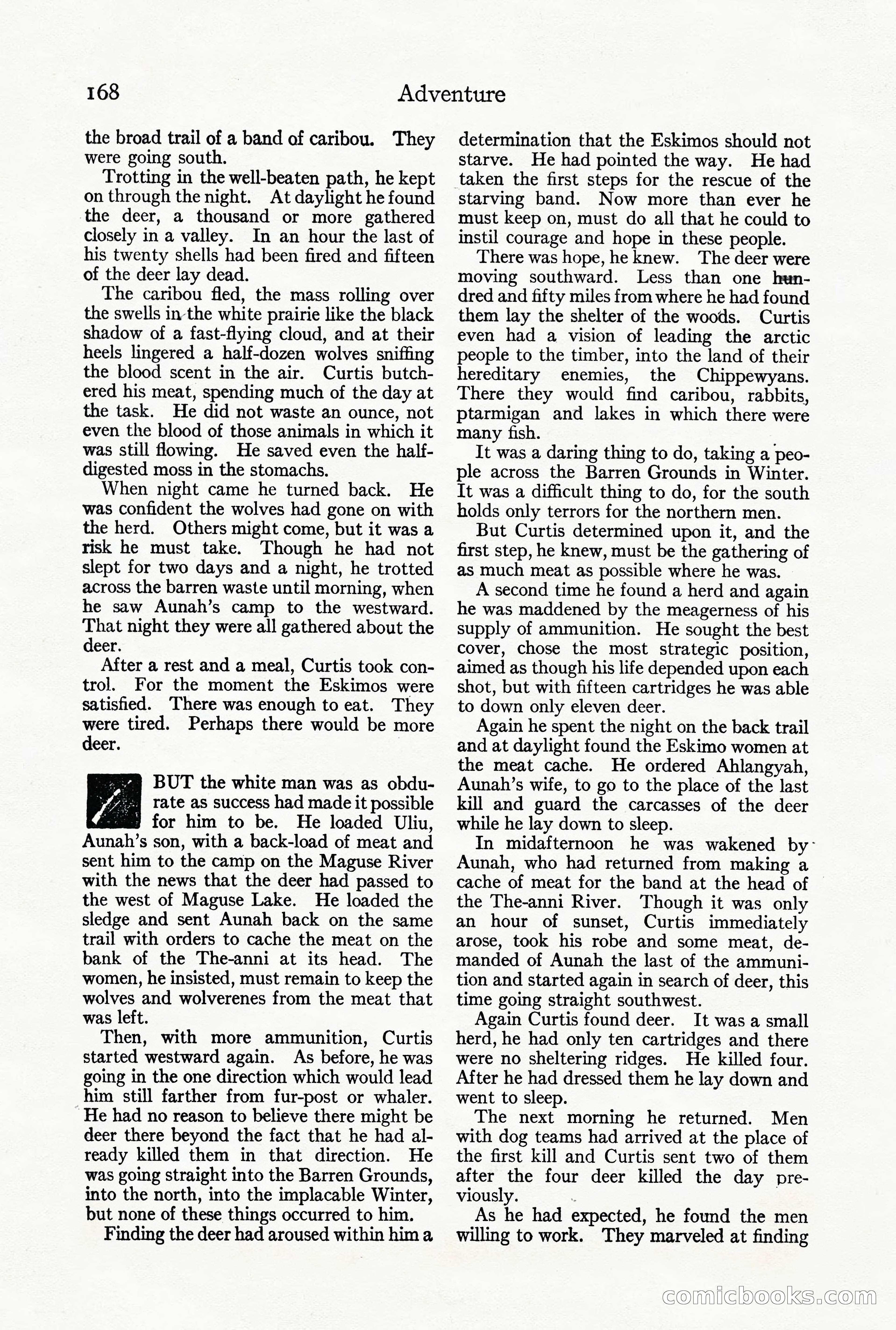 Adventure Magazine, October 3, 1919 — page 182 of 206