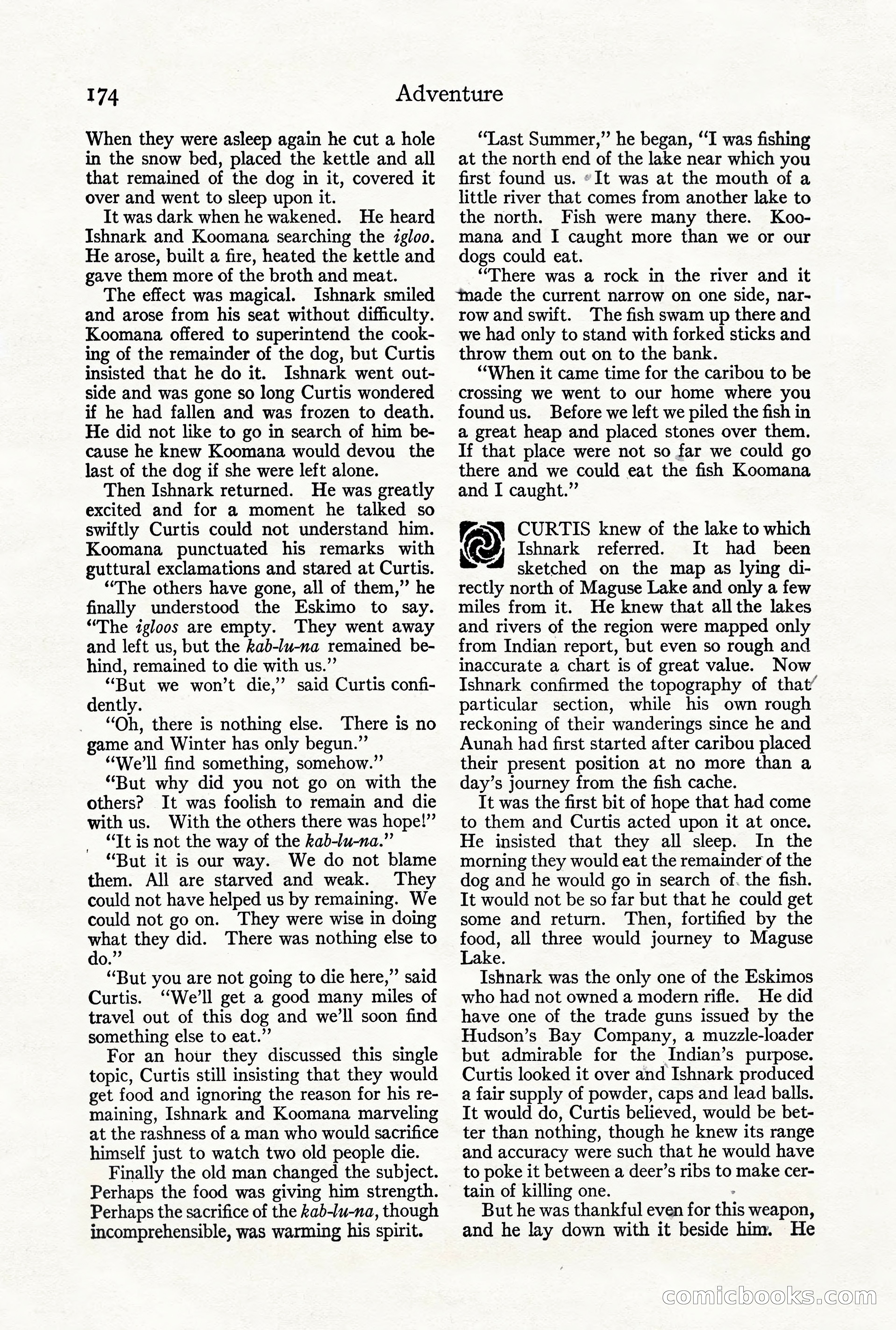 Adventure Magazine, October 3, 1919 — page 188 of 206