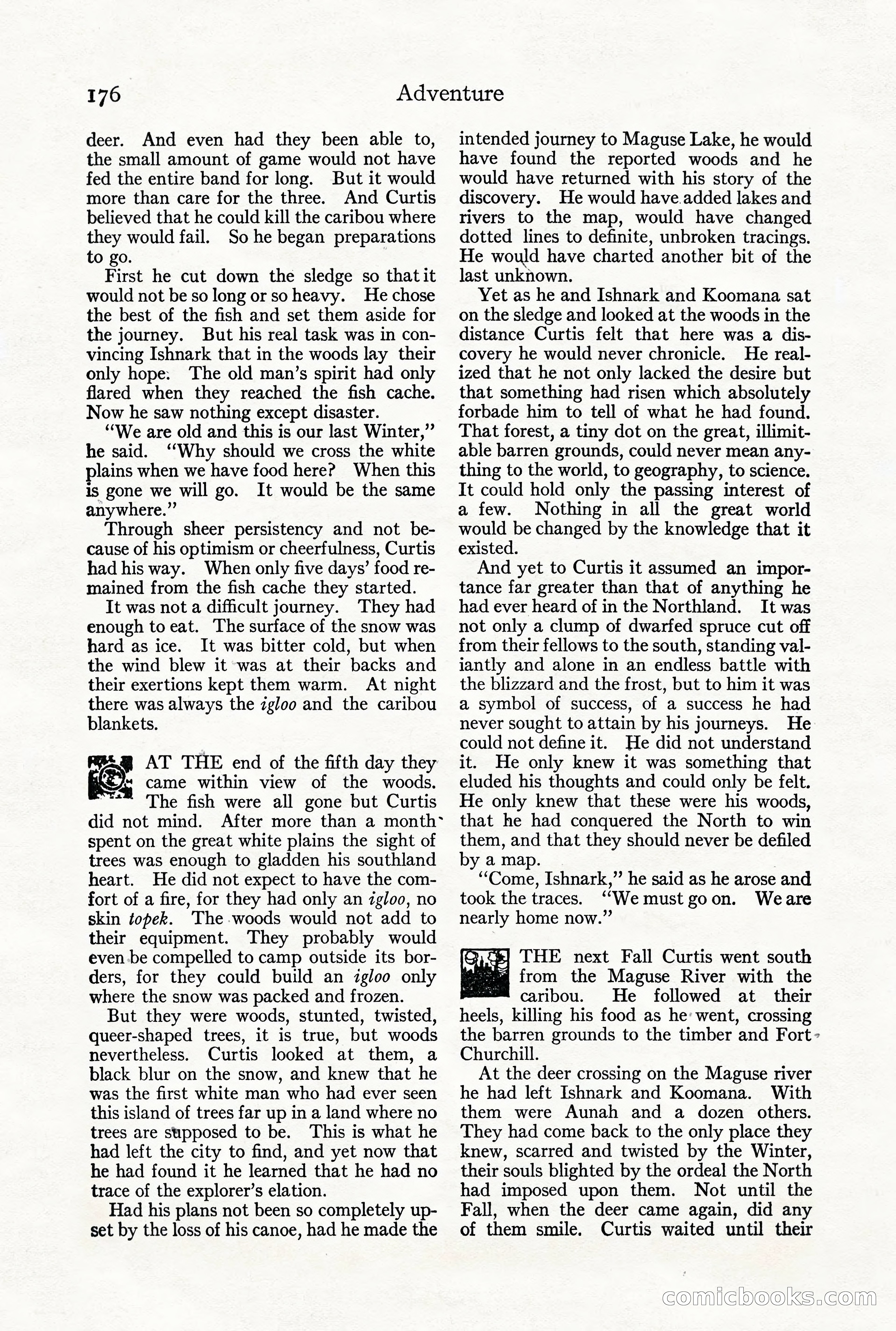 Adventure Magazine, October 3, 1919 — page 190 of 206