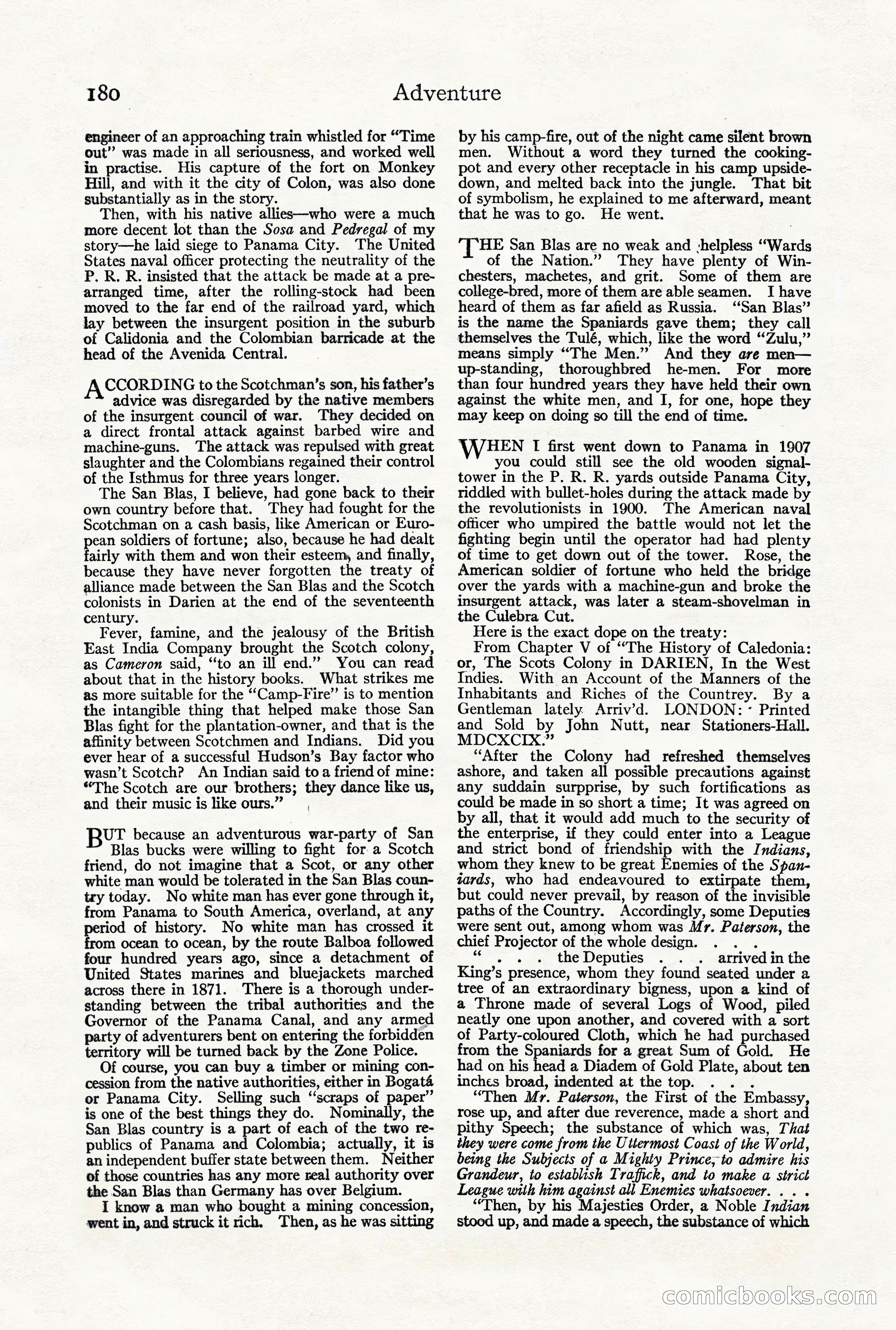 Adventure Magazine, October 3, 1919 — page 194 of 206