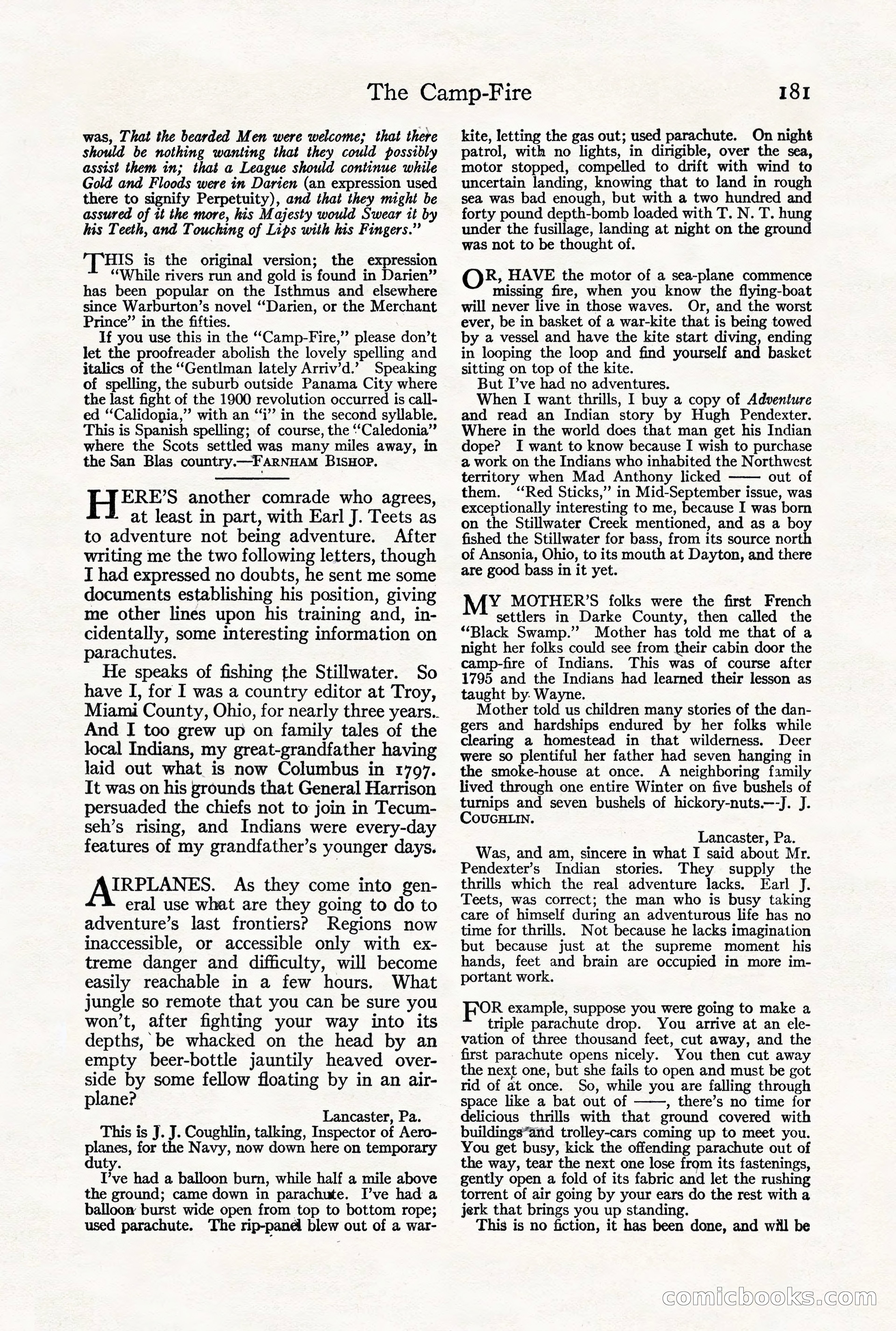 Adventure Magazine, October 3, 1919 — page 195 of 206