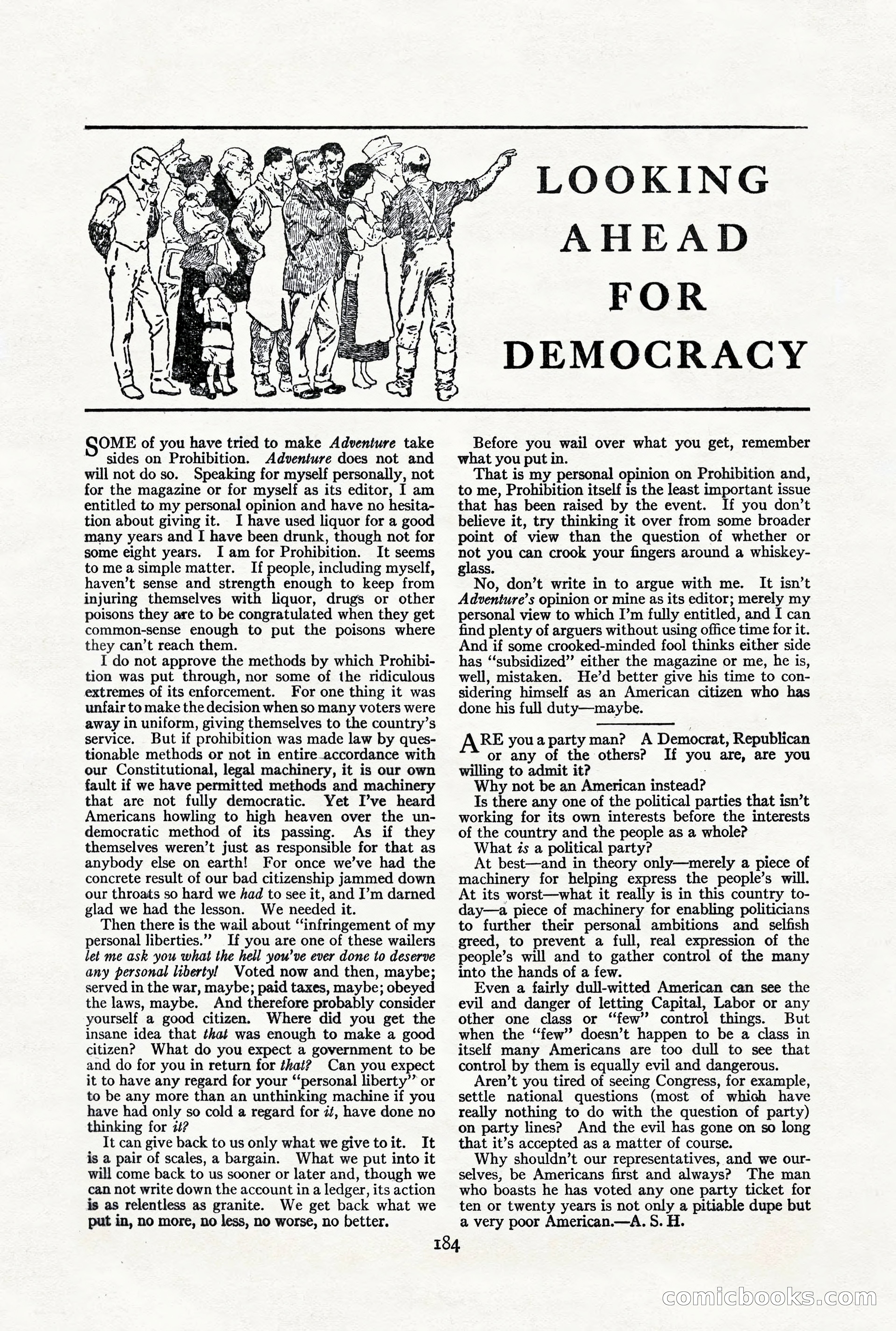 Adventure Magazine, October 3, 1919 — page 198 of 206