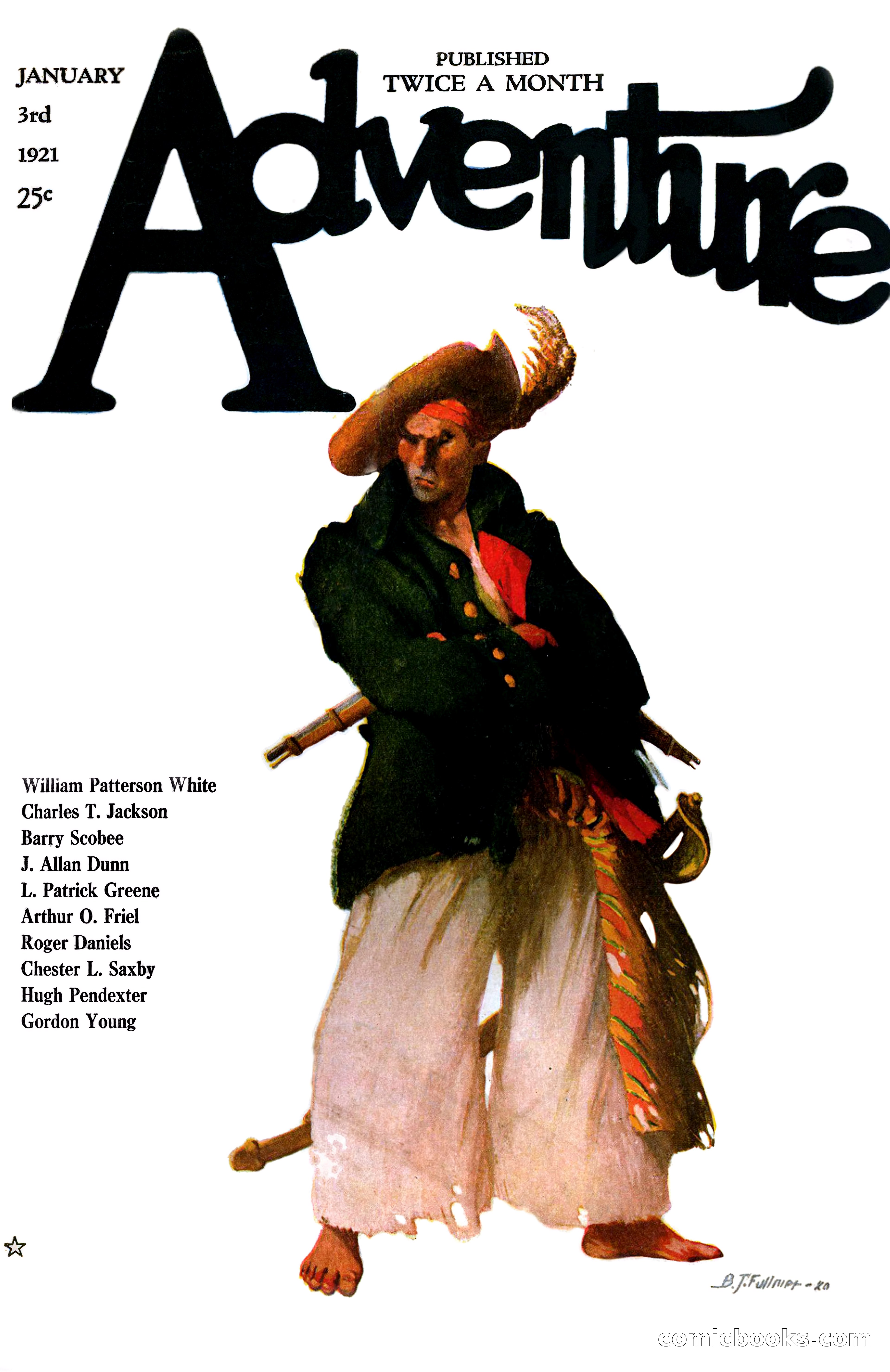 Adventure Magazine, January 3, 1921