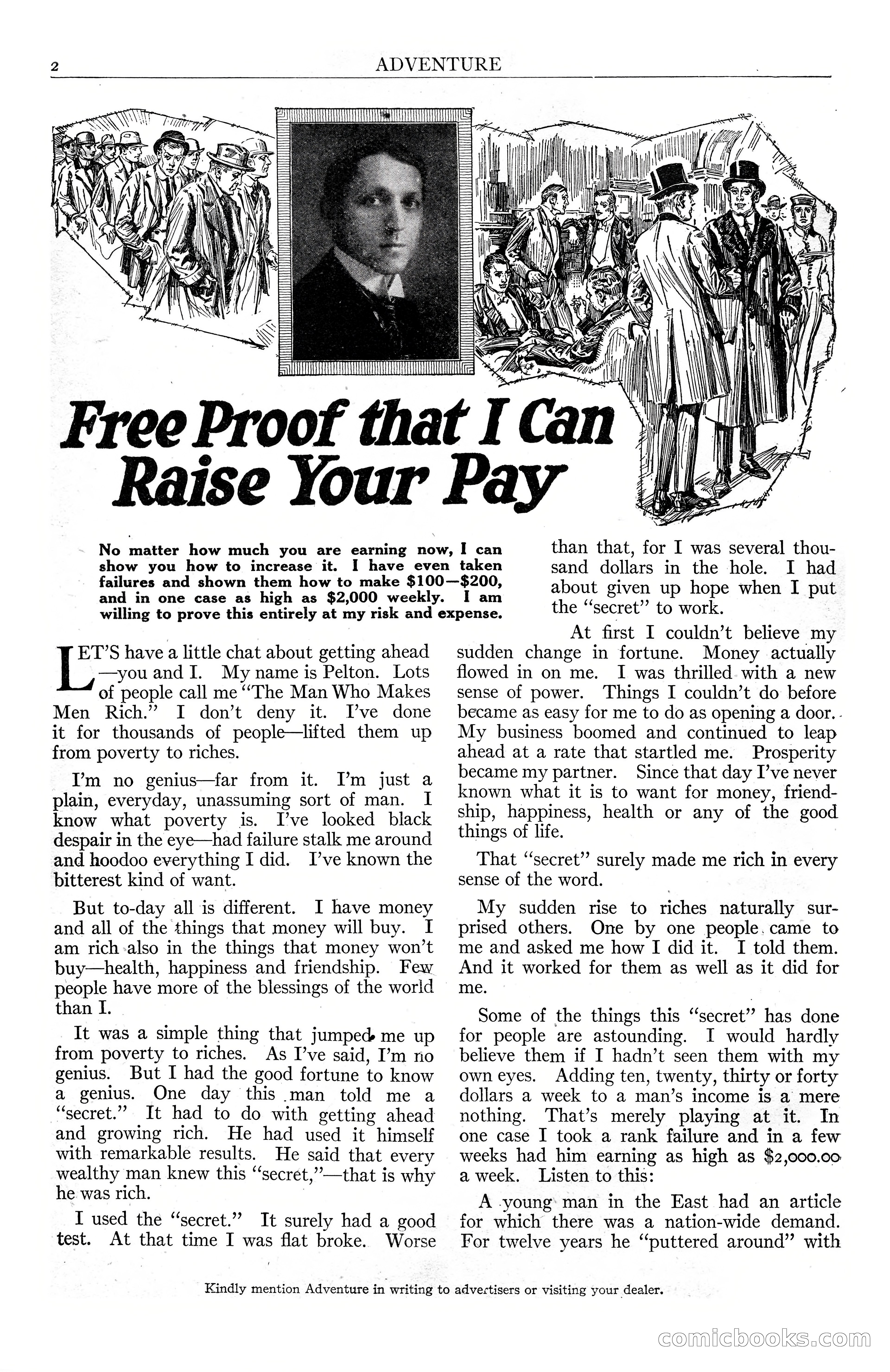Adventure Magazine, January 3, 1921 — page 4 of 204