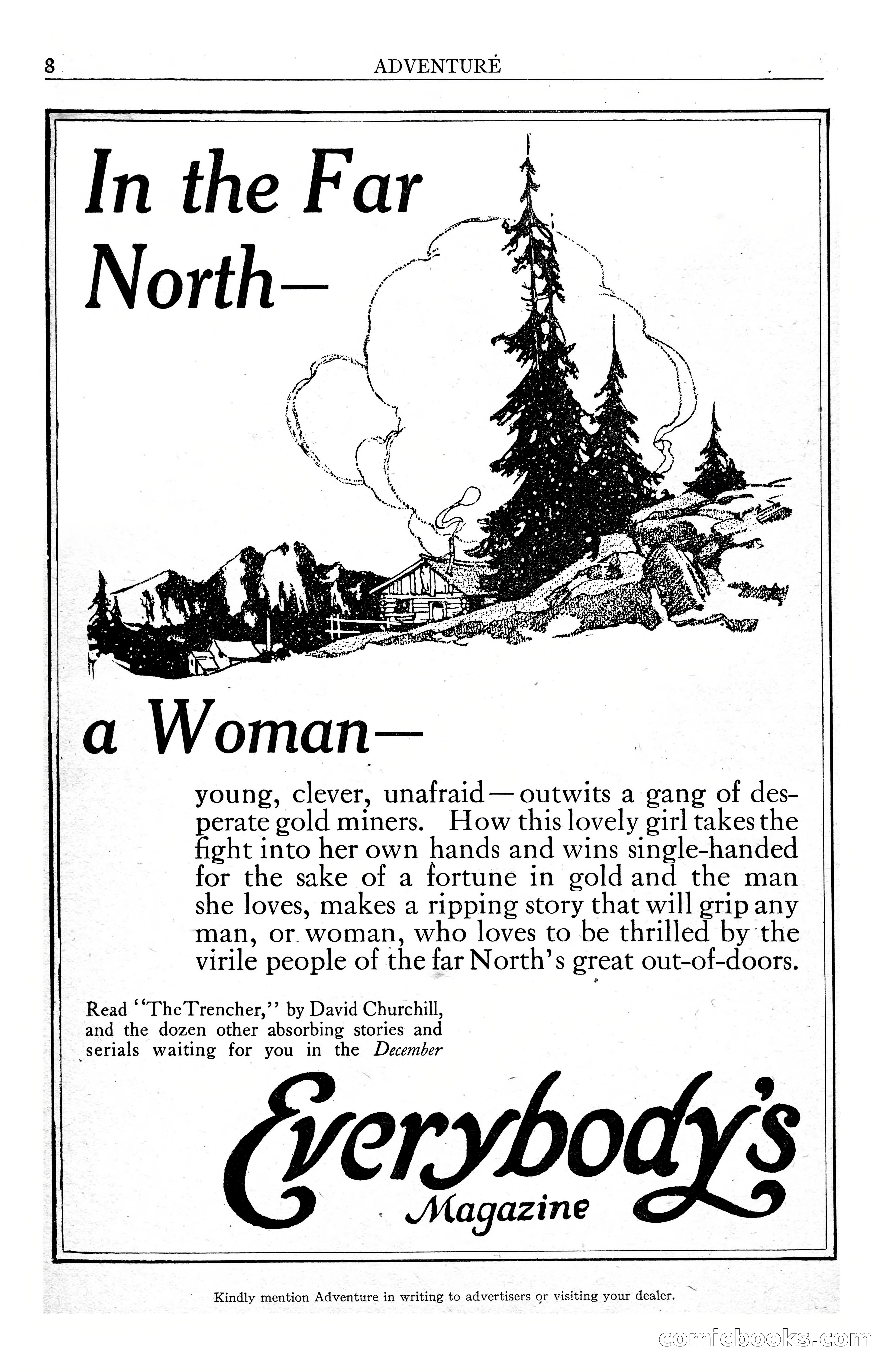 Adventure Magazine, January 3, 1921 — page 10 of 204