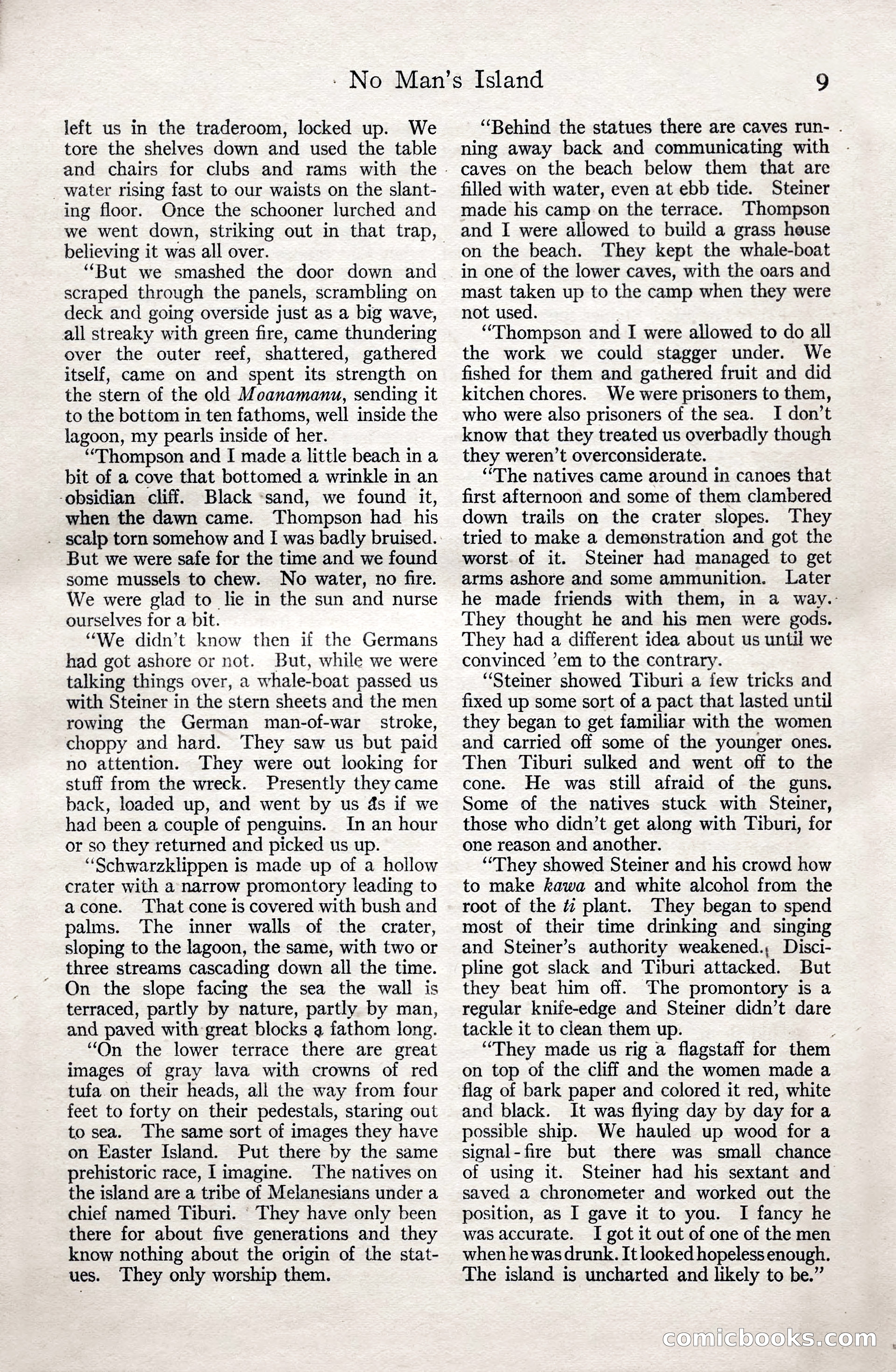 Adventure Magazine, January 3, 1921 — page 19 of 204