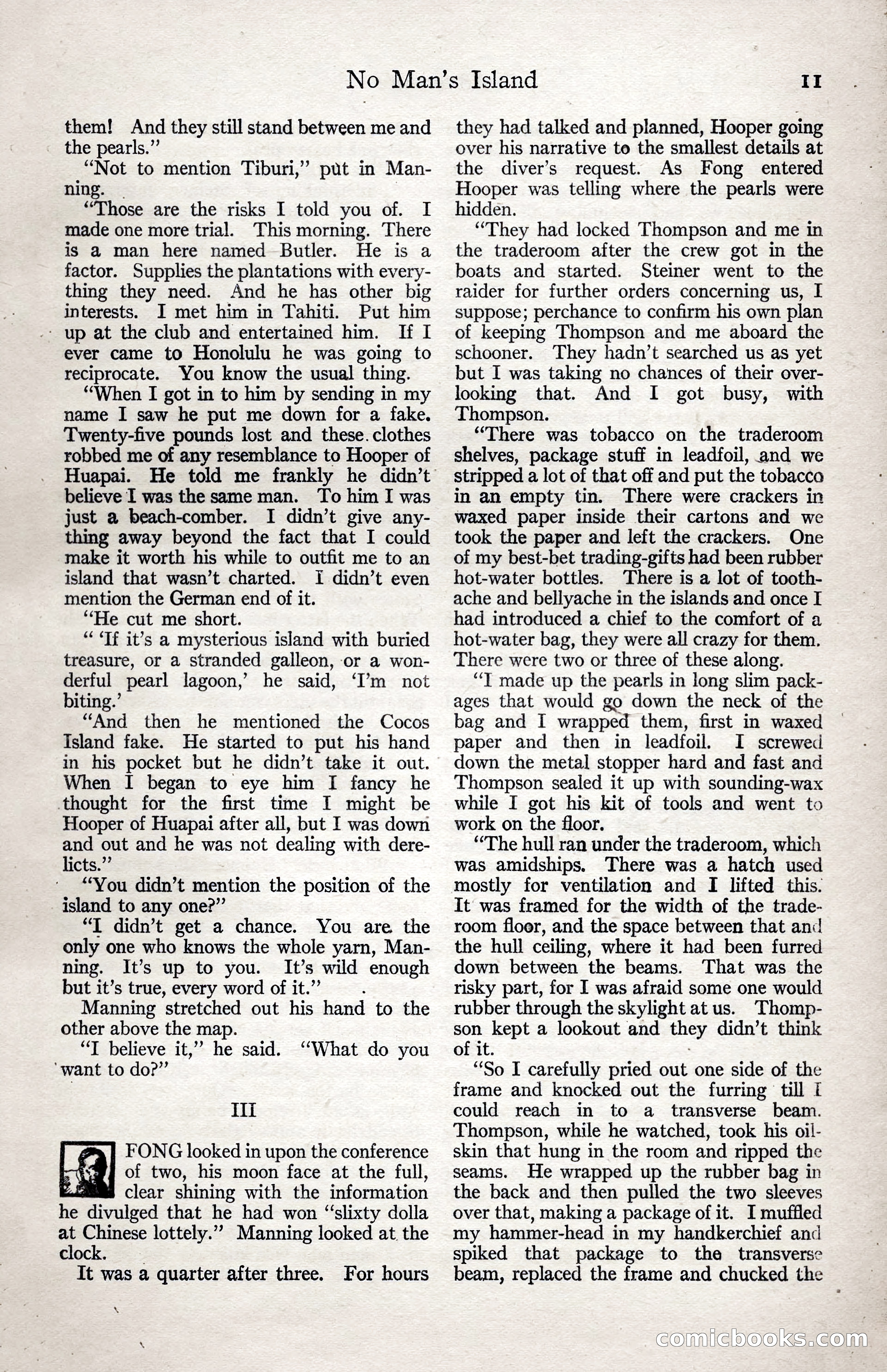 Adventure Magazine, January 3, 1921 — page 21 of 204