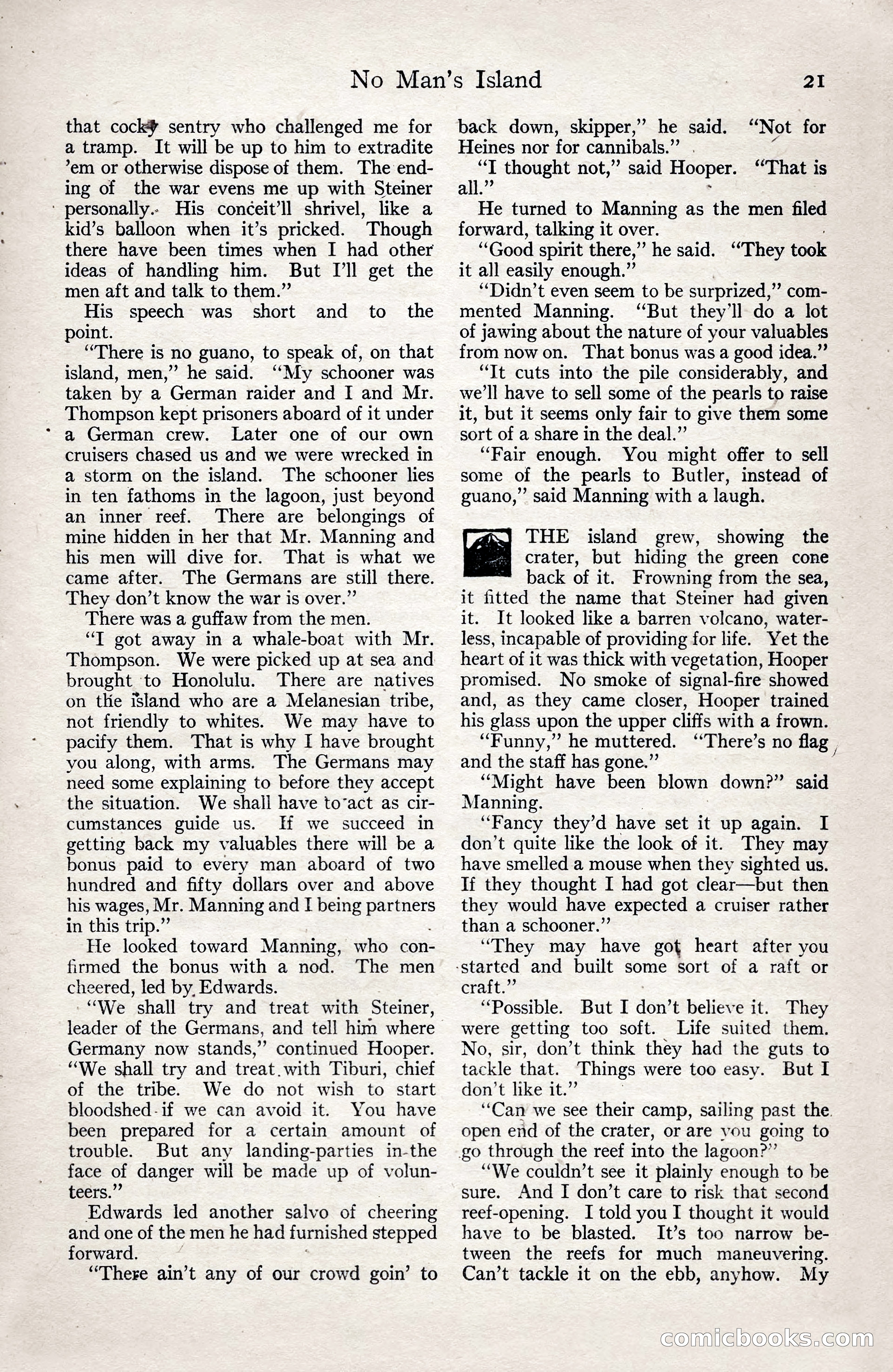 Adventure Magazine, January 3, 1921 — page 31 of 204